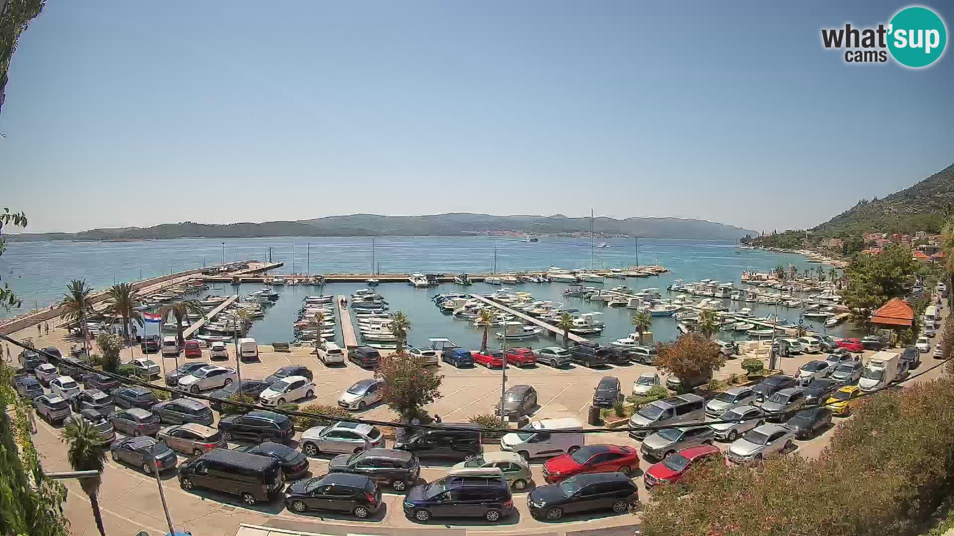 Webcam Orebić Riva – Ferry vers Korčula en direct
