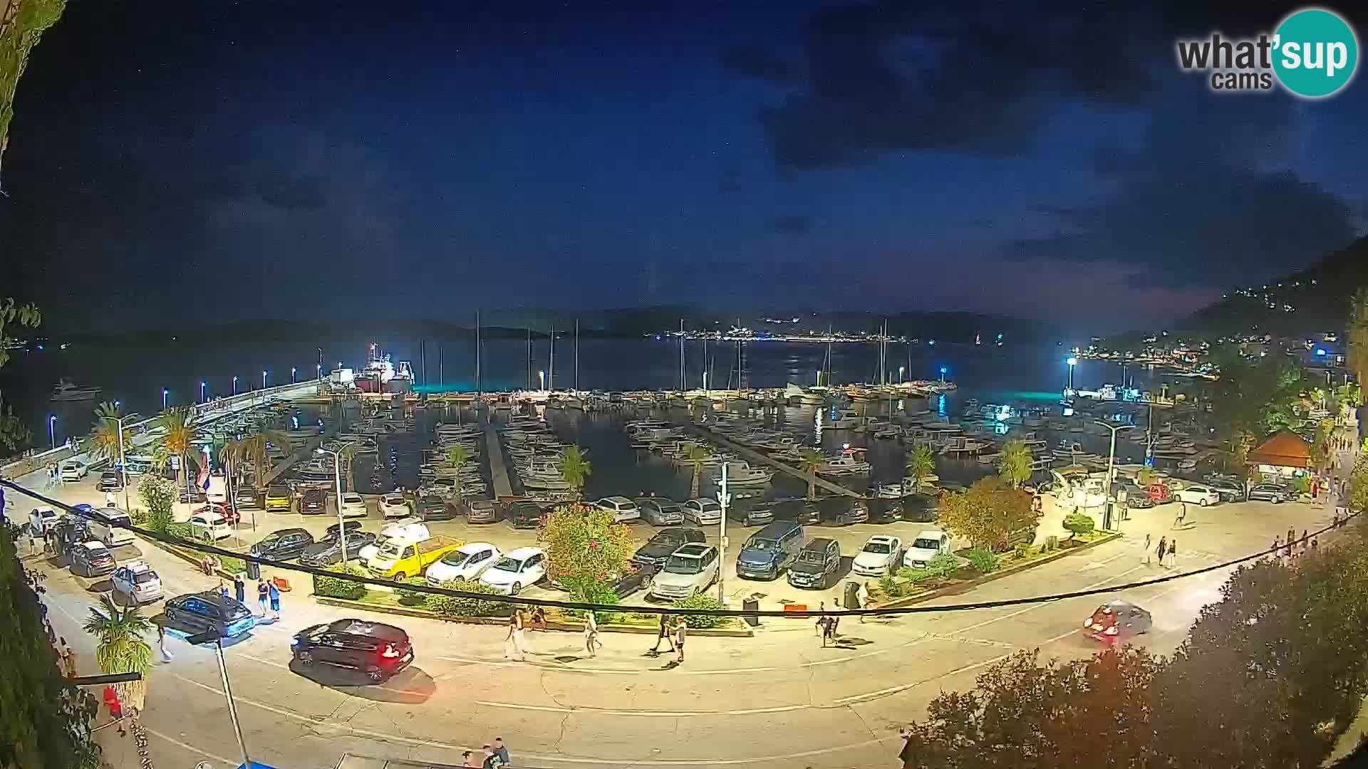 Webcam Orebić Riva – Ferry a Korčula en vivo