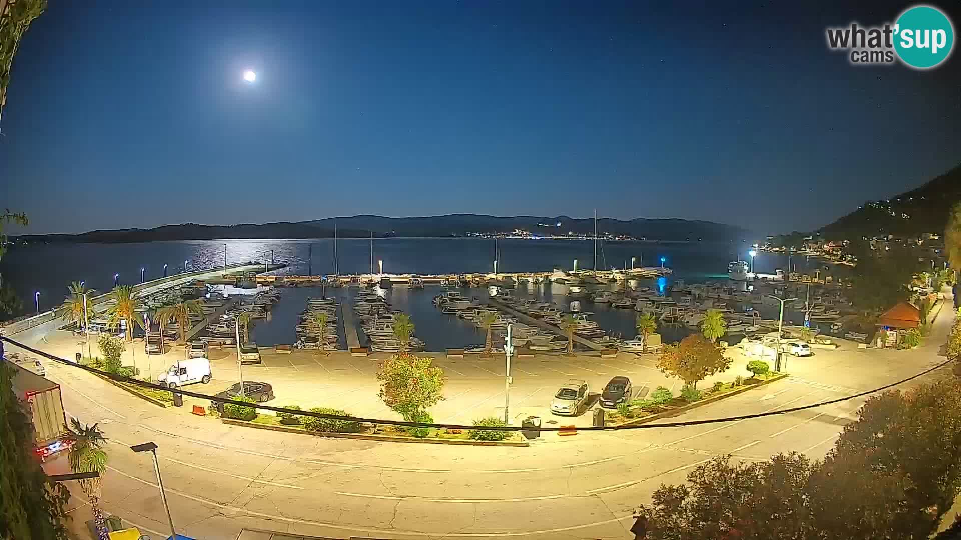 Webcam Orebić Riva – Ferry to Korčula Live