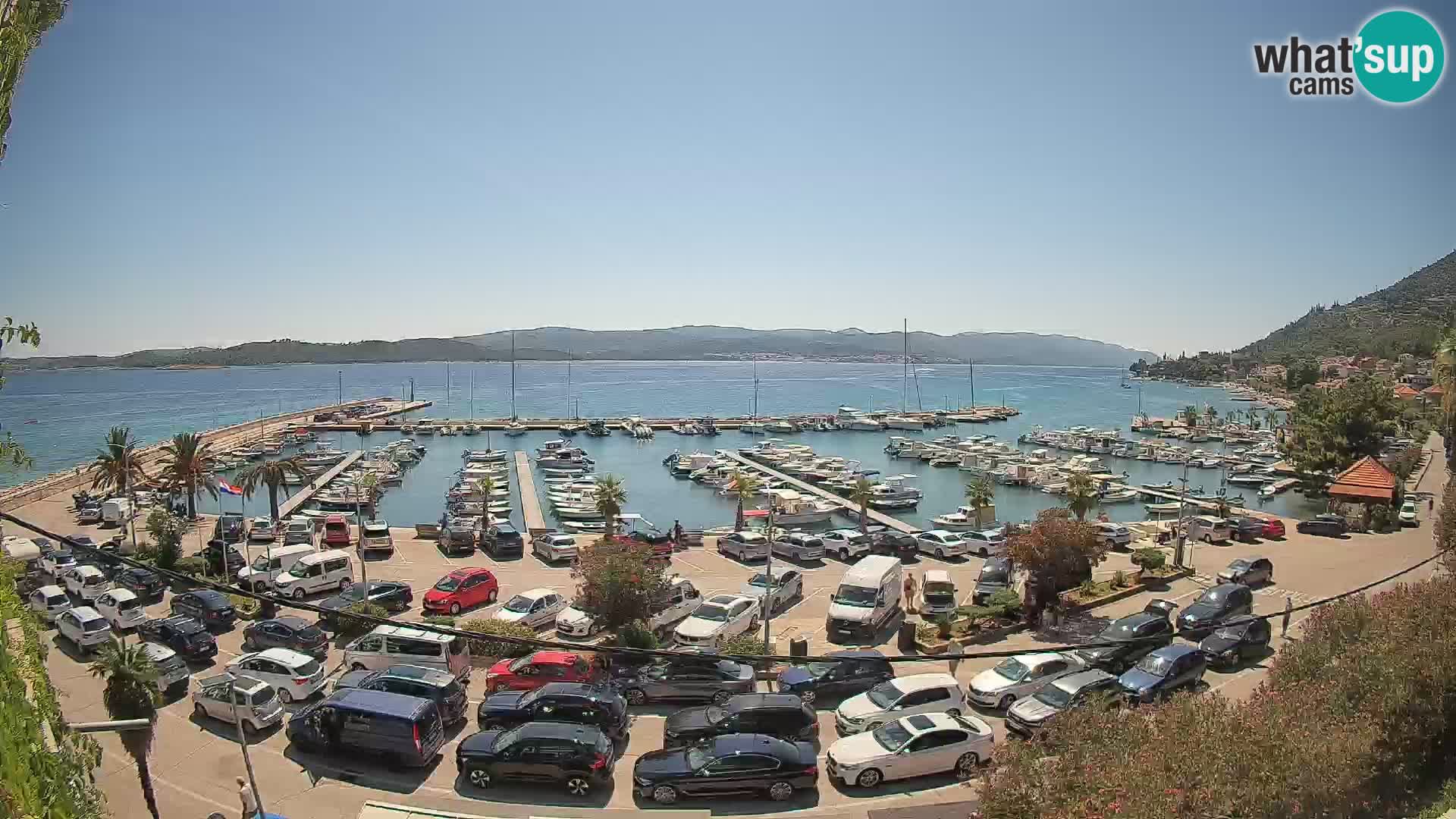 Webcam Orebić Riva – Ferry vers Korčula en direct