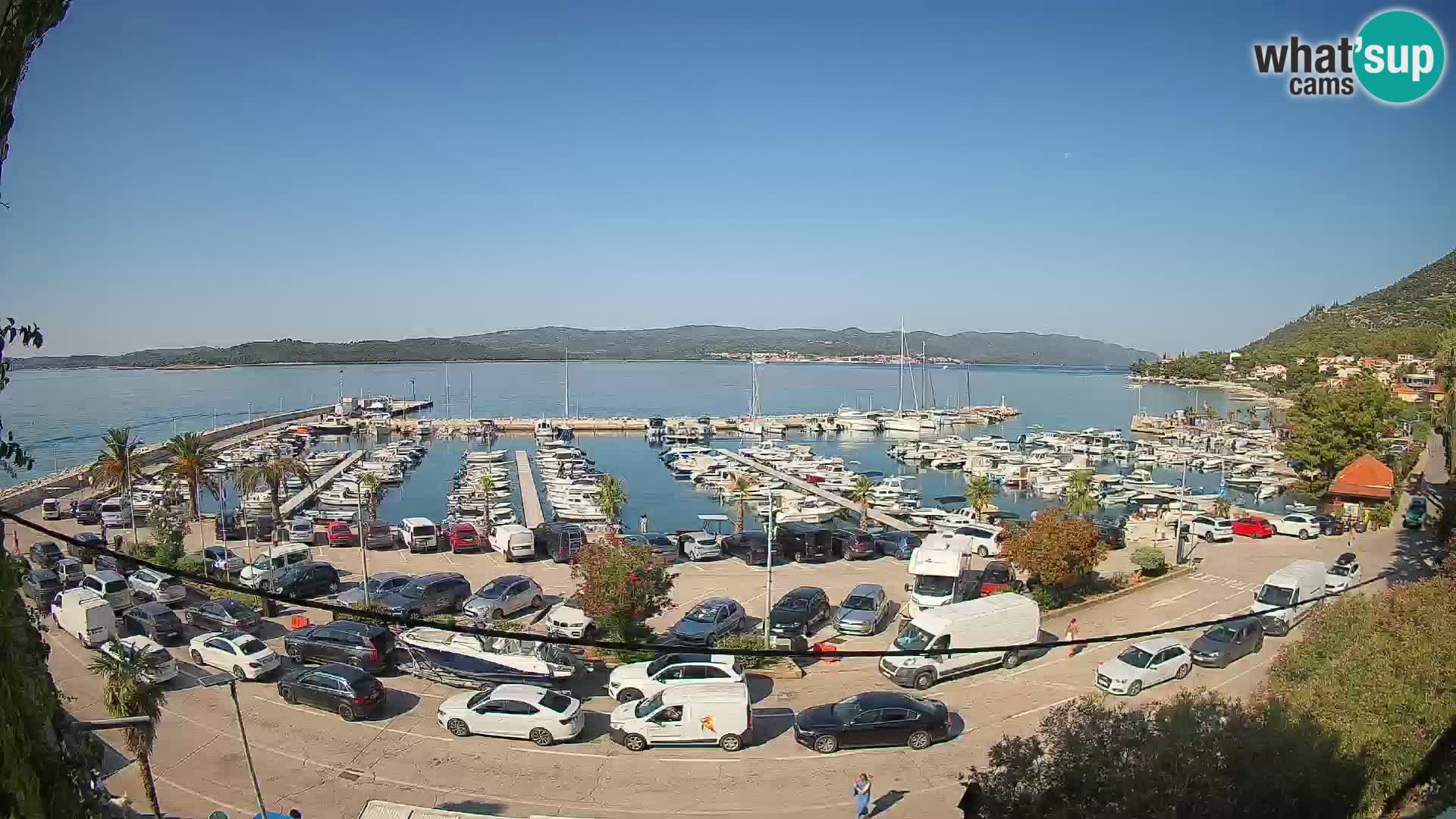 Webcam Orebić Riva – Ferry to Korčula Live