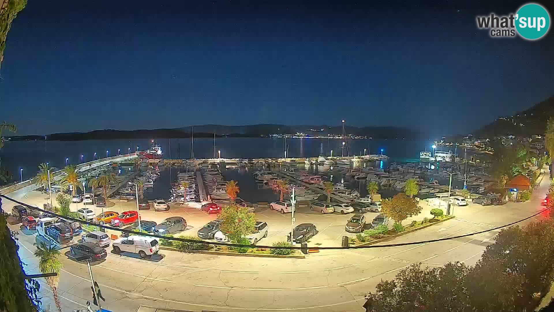 Webcam Orebić Uferpromenade – Fähre nach Korčula Live