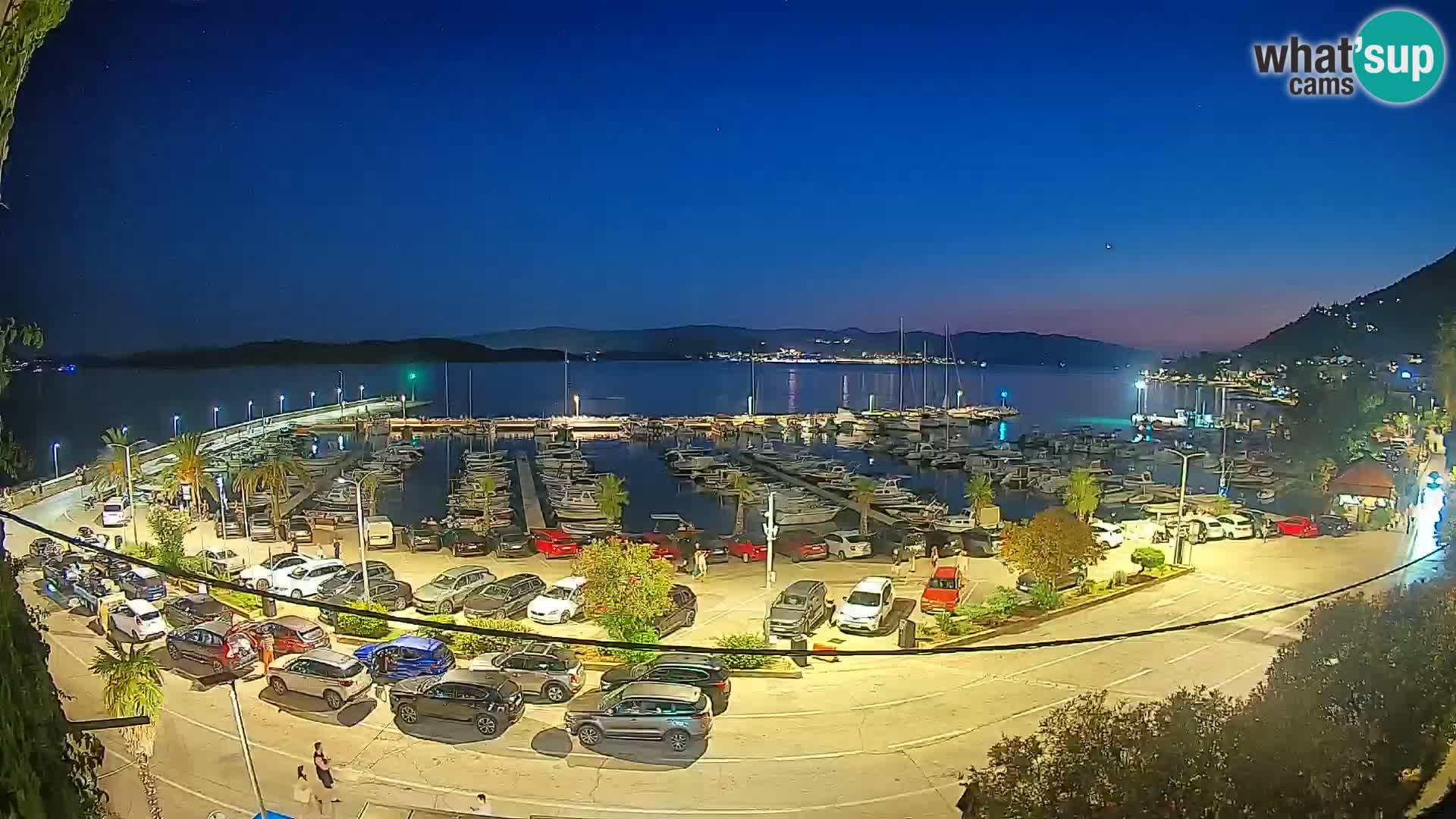Webcam Orebić Uferpromenade – Fähre nach Korčula Live