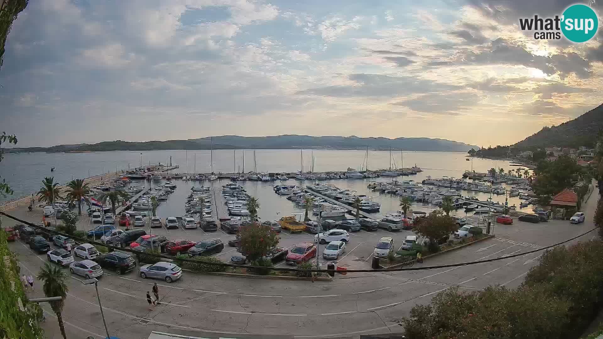 Webcam Orebić Riva – Ferry vers Korčula en direct