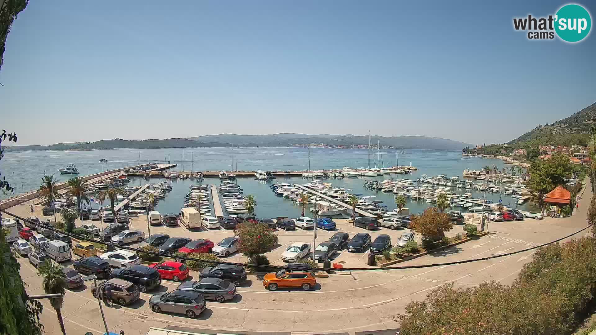 Webcam Orebić Riva – Ferry to Korčula Live