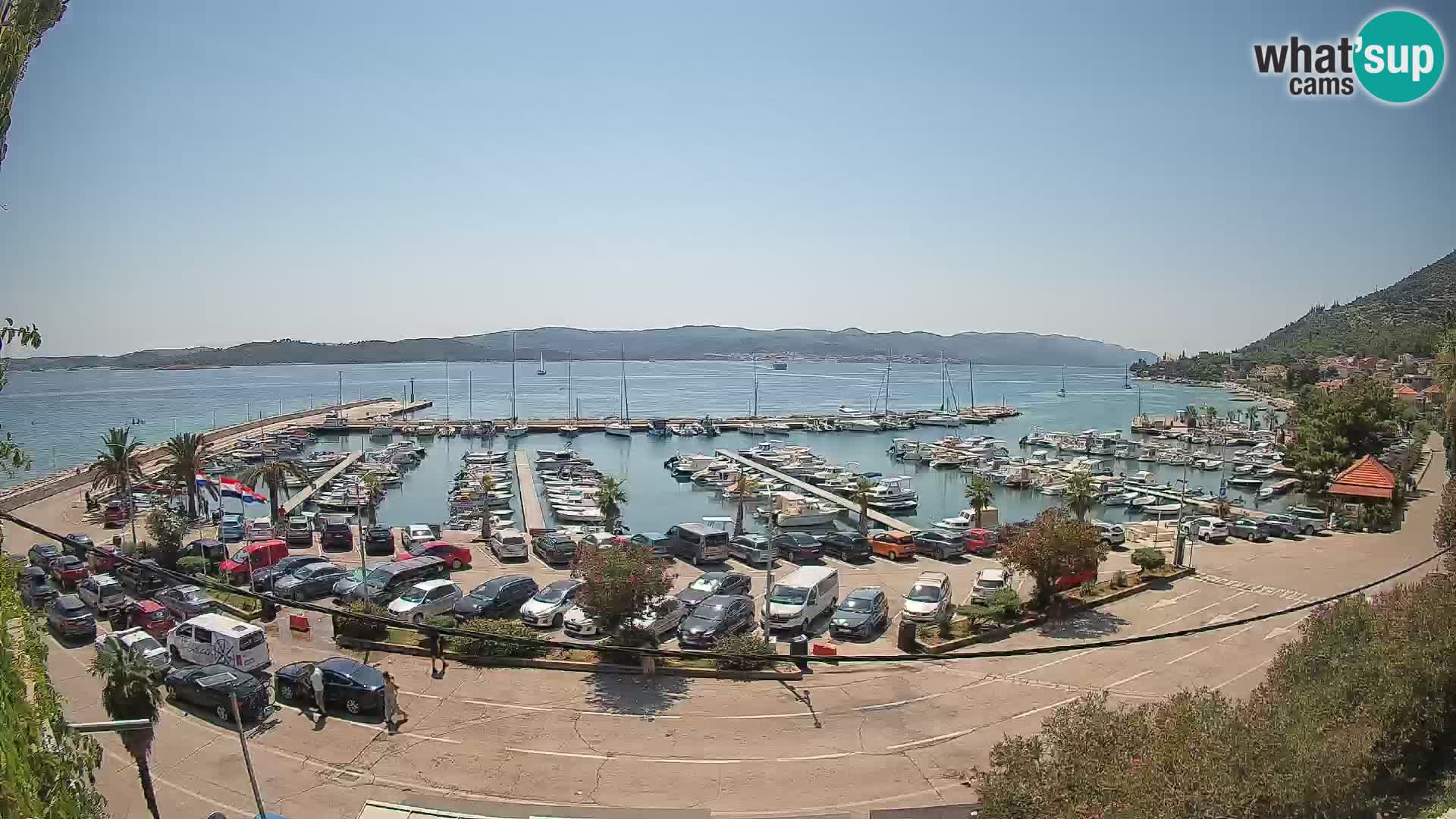 Webcam Orebić Riva – Ferry vers Korčula en direct