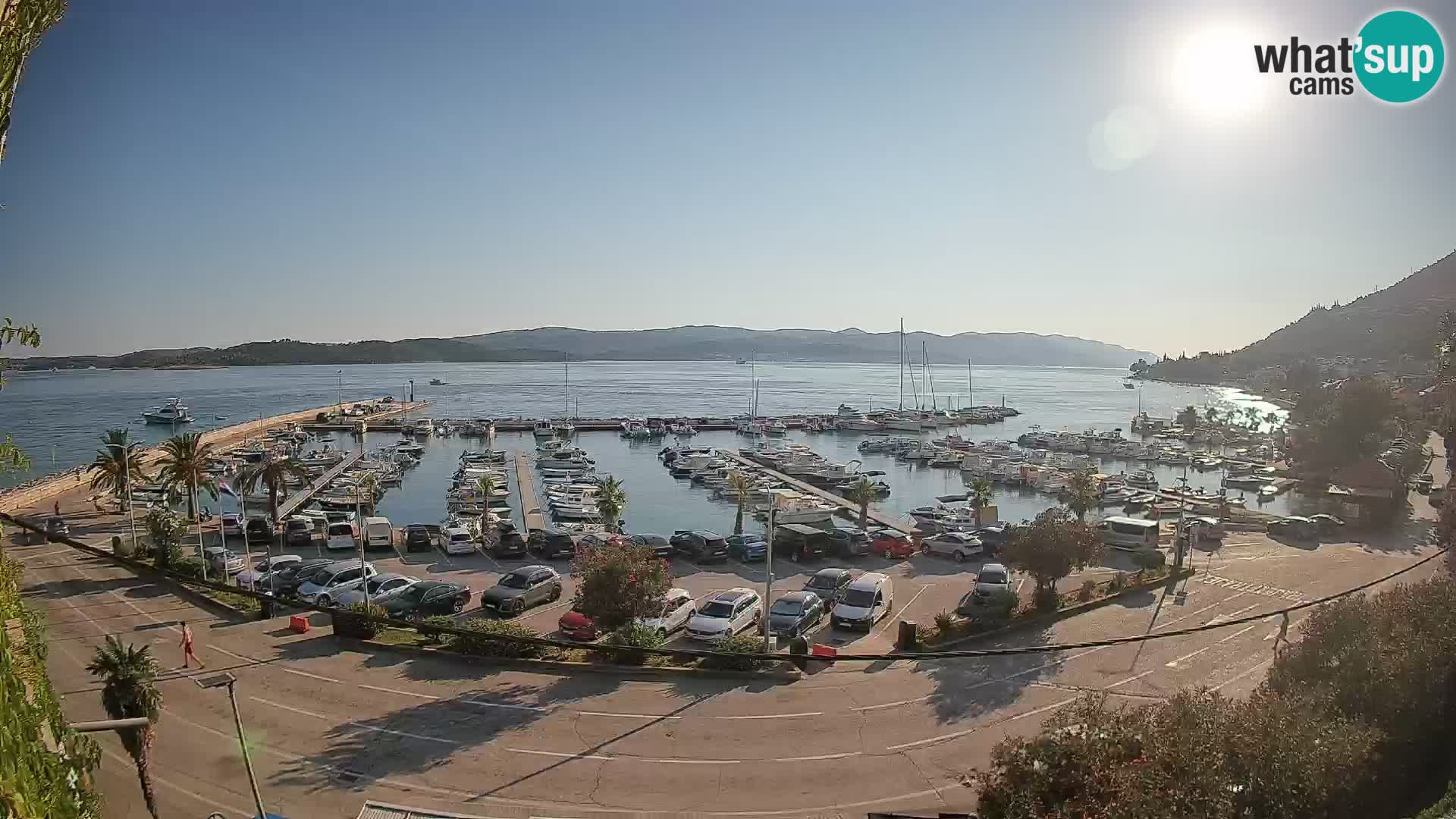 Webcam Orebić Riva – Ferry to Korčula Live