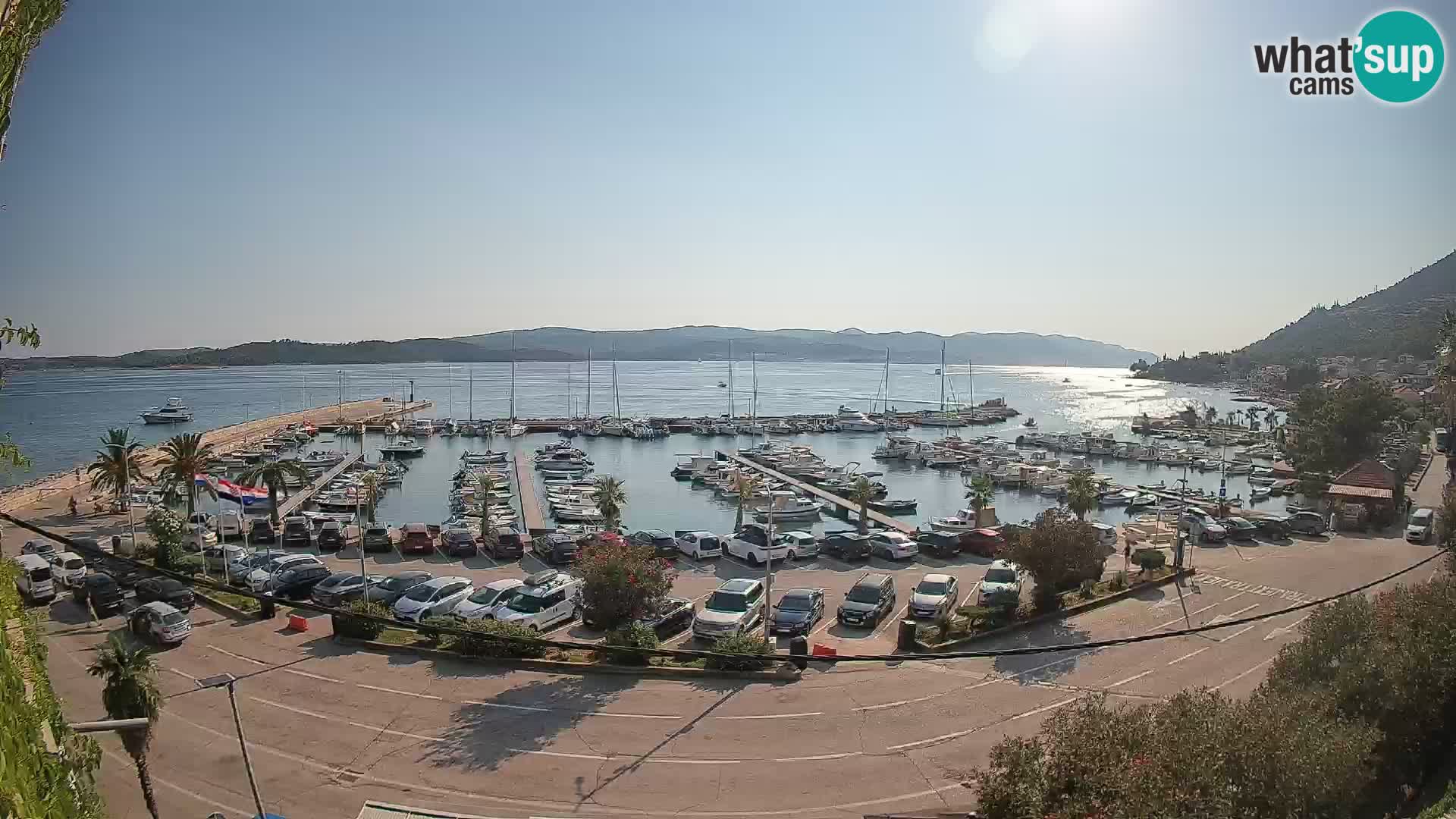 Web kamera Orebić Riva – Trajekt za Korčulu uživo