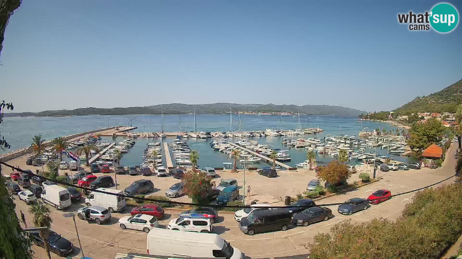 Webcam Orebić Riva – Ferry vers Korčula en direct