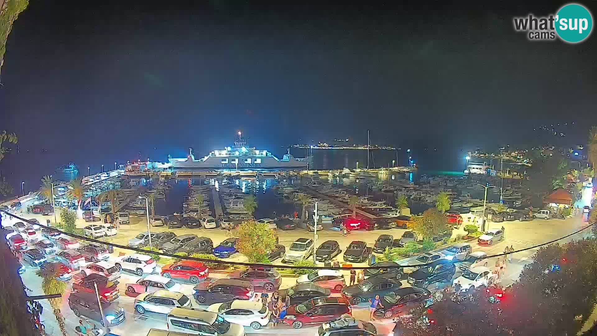 Webcam Orebić Riva – Ferry a Korčula en vivo