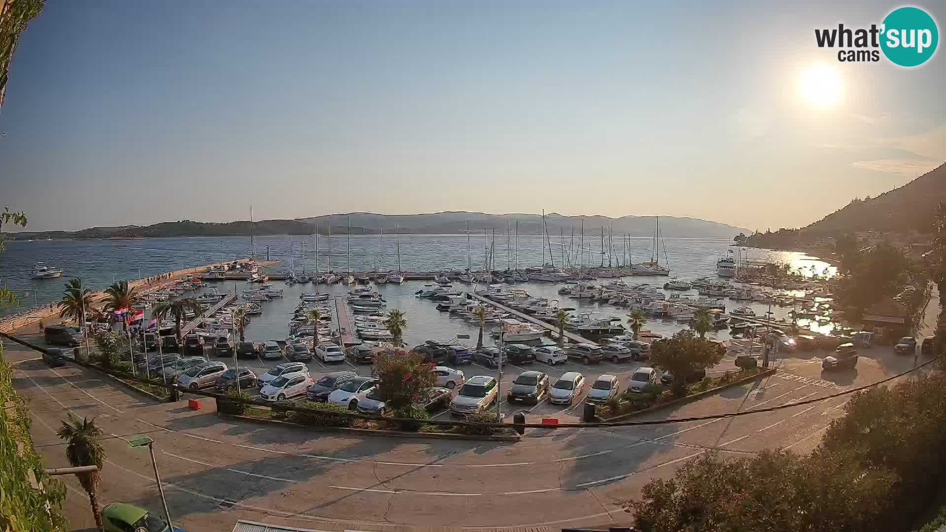 Webcam Orebić Riva – Ferry vers Korčula en direct