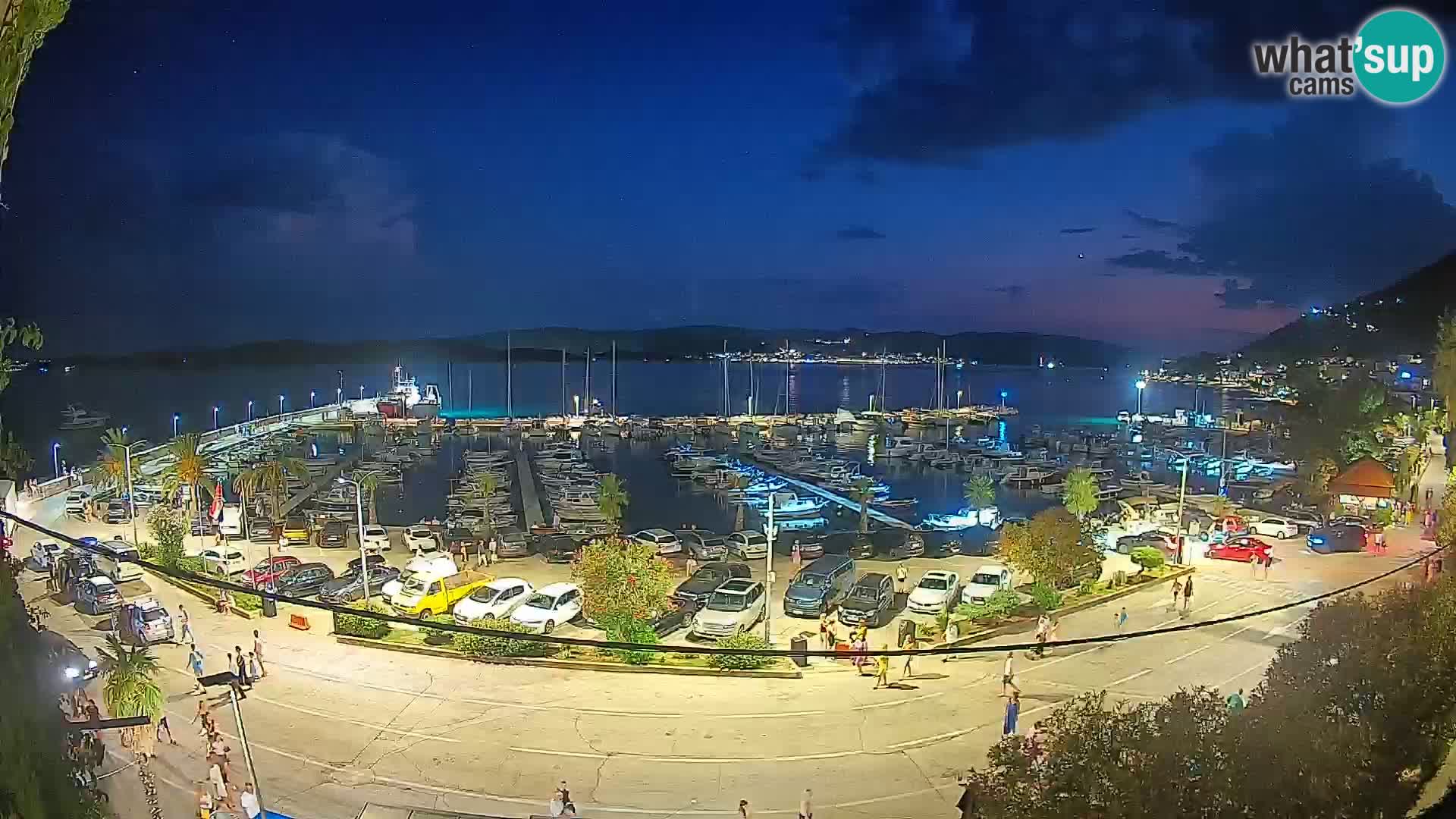 Webcam Orebić Riva – Ferry to Korčula Live