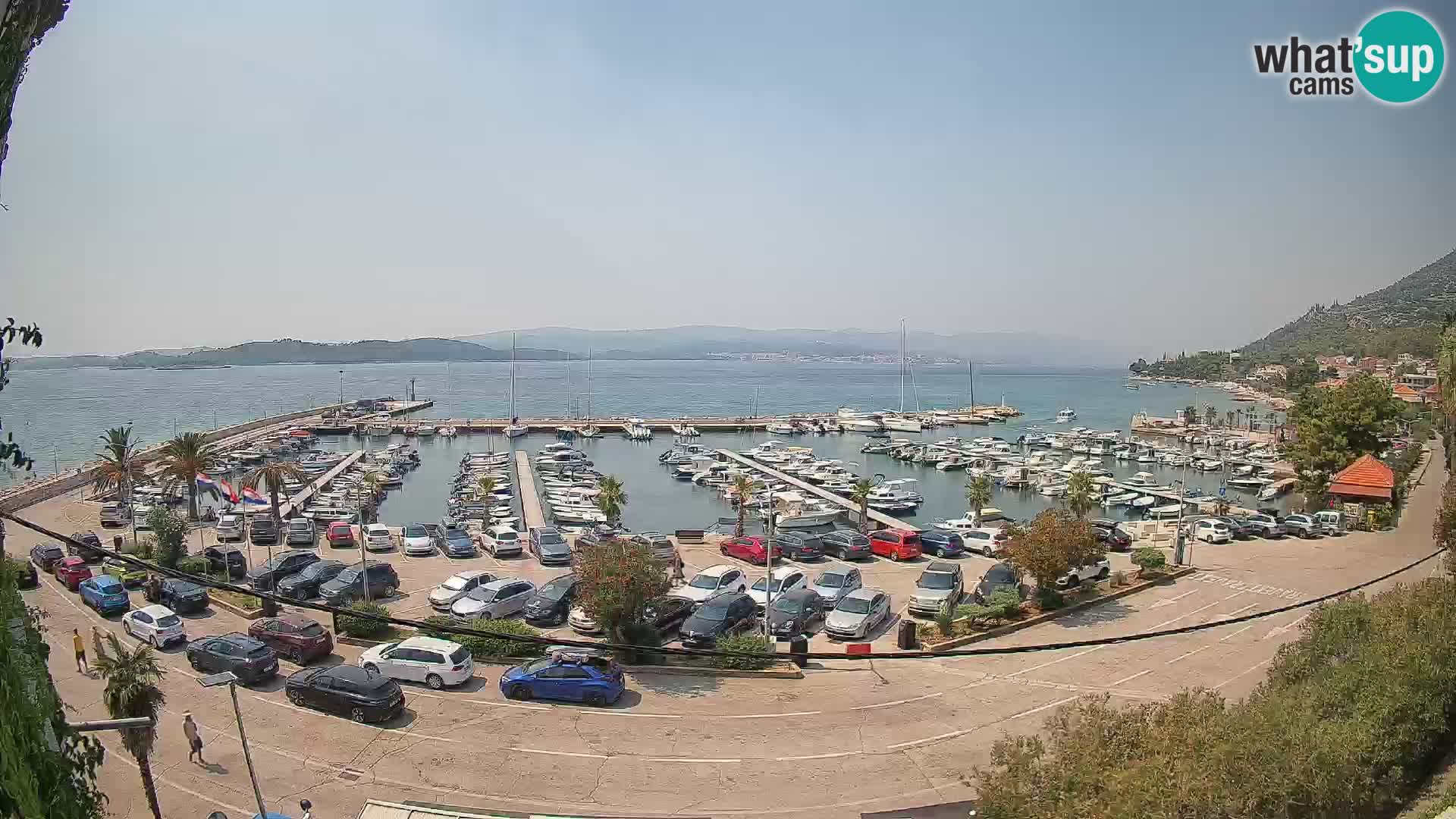 Webcam Orebić Riva – Ferry to Korčula Live