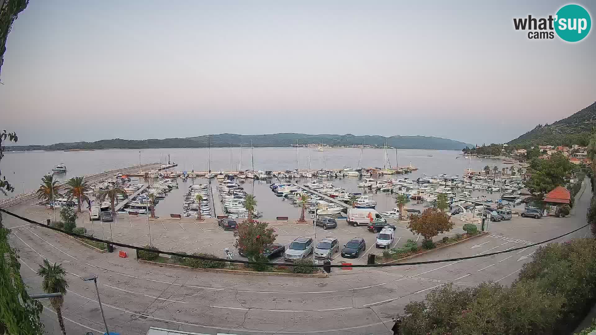 Spletna kamera Orebić Riva – Trajekt za Korčulo v živo