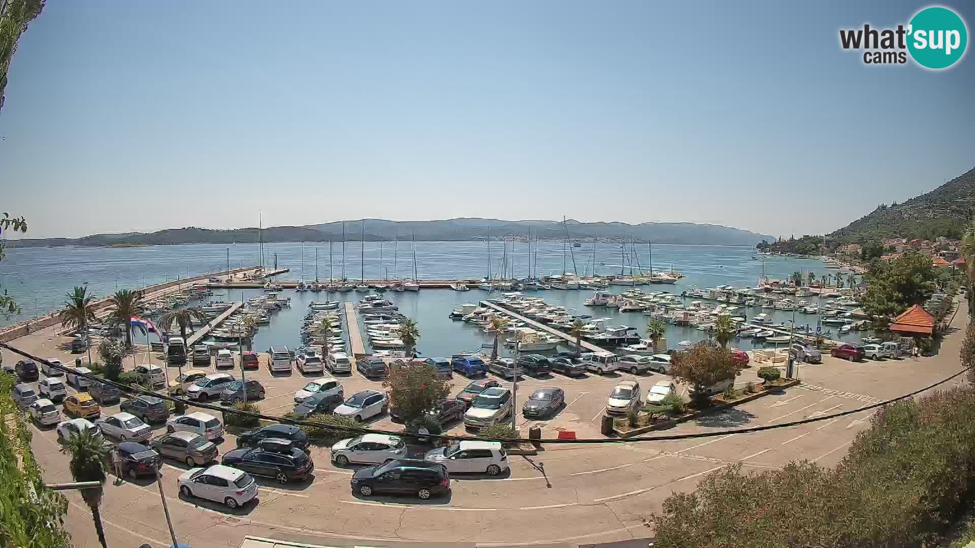 Webcam Orebić Riva – Ferry vers Korčula en direct