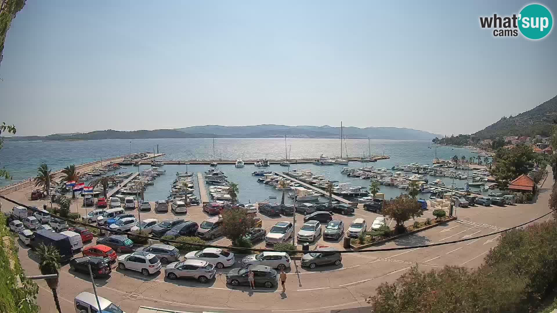 Webcam Orebić Riva – Ferry to Korčula Live