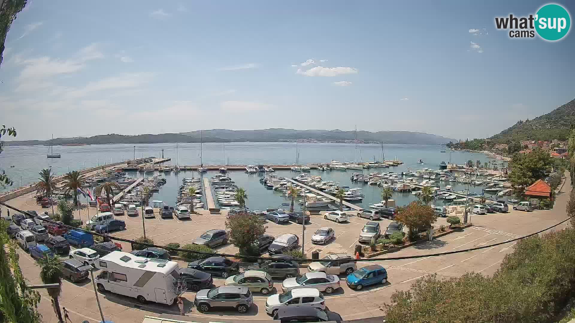 Webcam Orebić Uferpromenade – Fähre nach Korčula Live