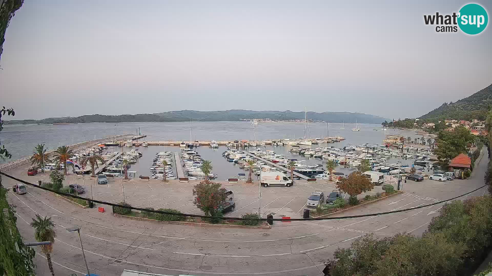 Webcam Orebić Riva – Ferry a Korčula en vivo