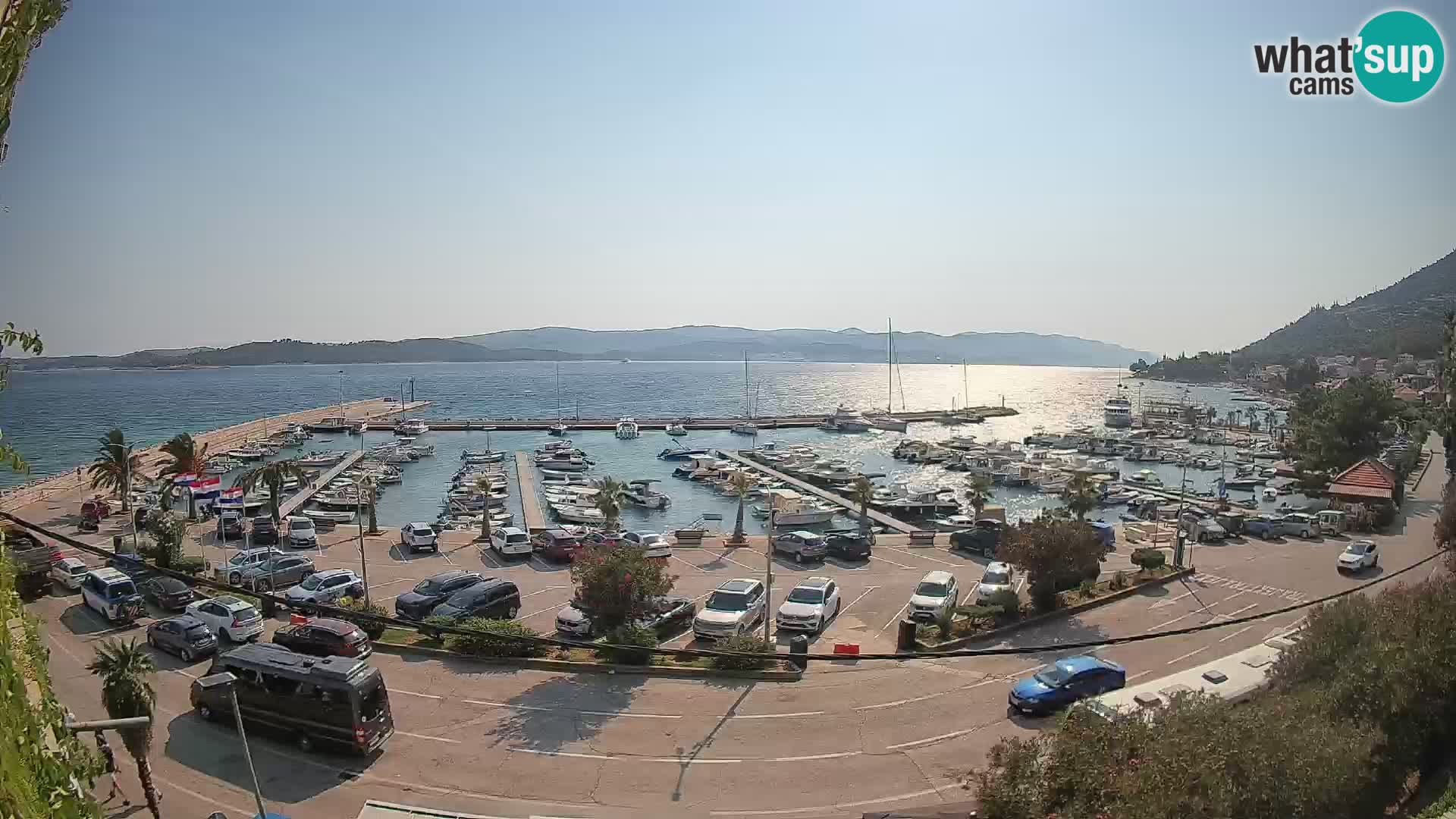 Web kamera Orebić Riva – Trajekt za Korčulu uživo