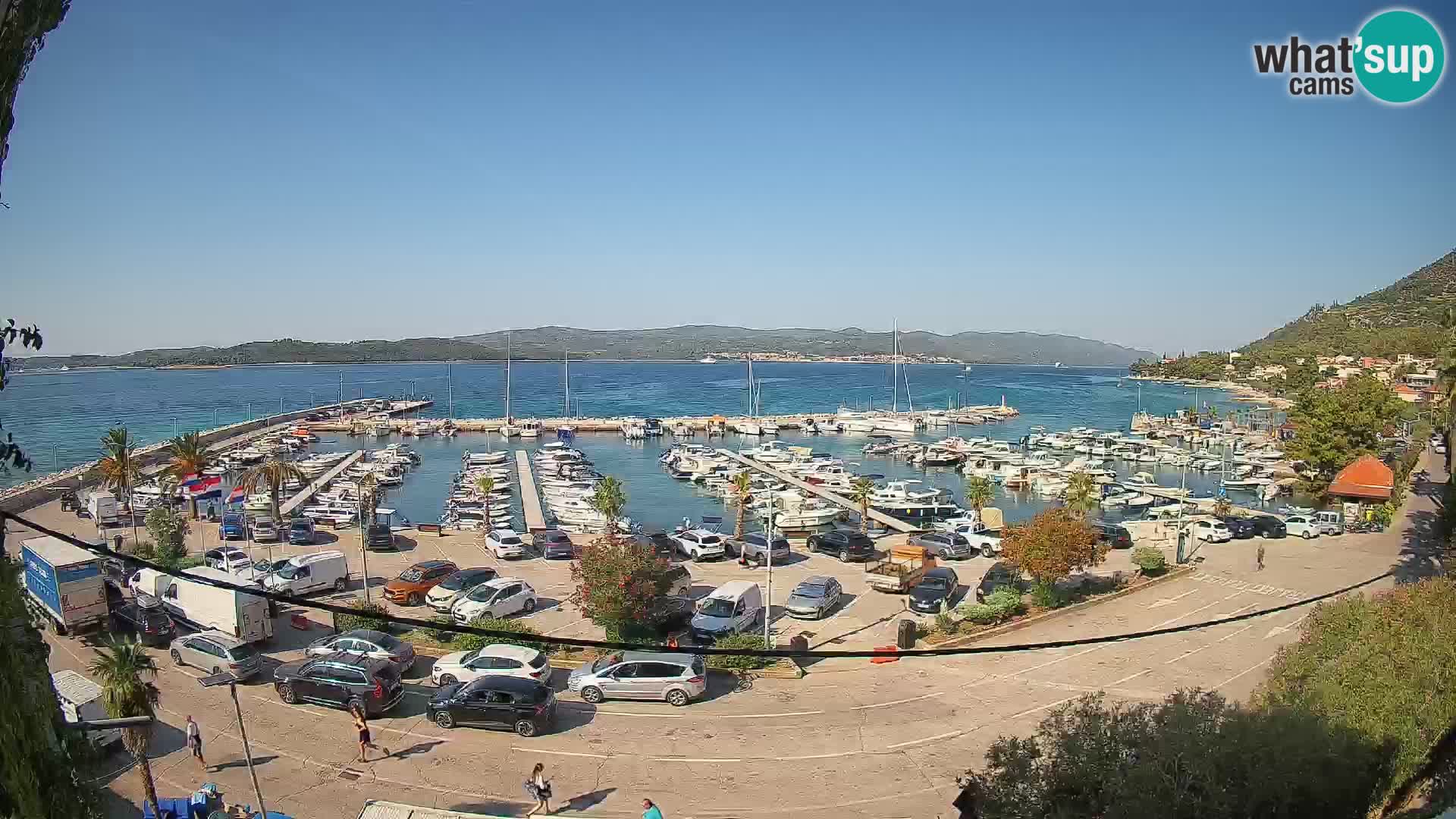 Webcam Orebić Riva – Ferry vers Korčula en direct