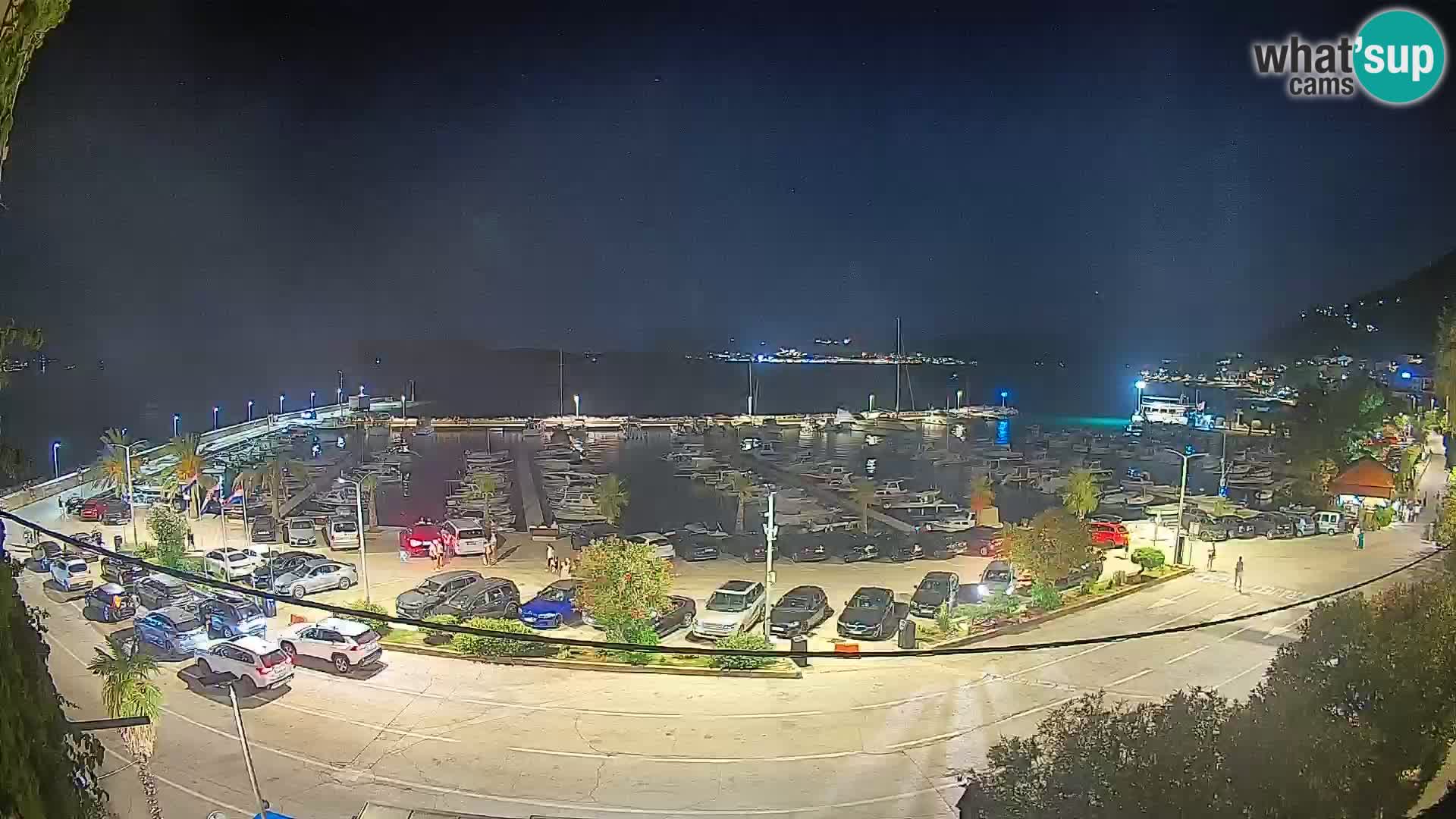 Webcam Orebić Uferpromenade – Fähre nach Korčula Live