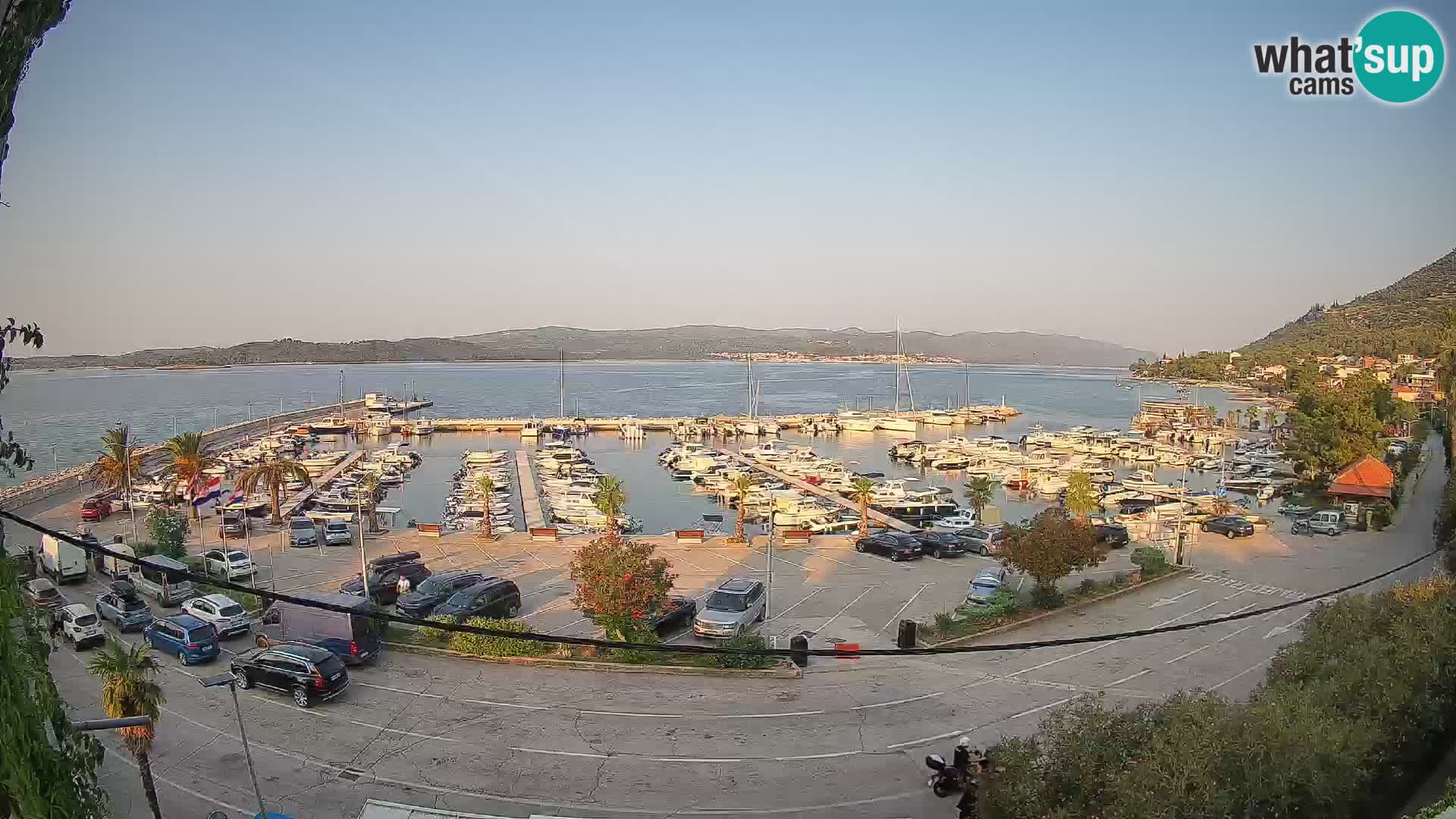 Webcam Orebić Riva – Ferry to Korčula Live