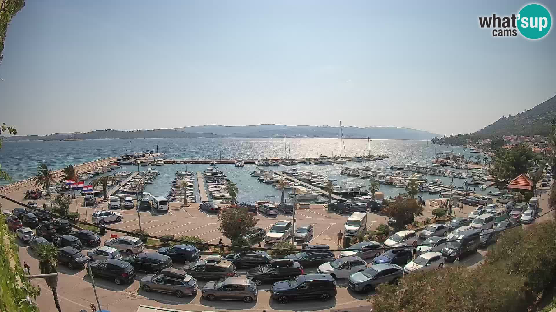 Webcam Orebić Riva – Ferry to Korčula Live