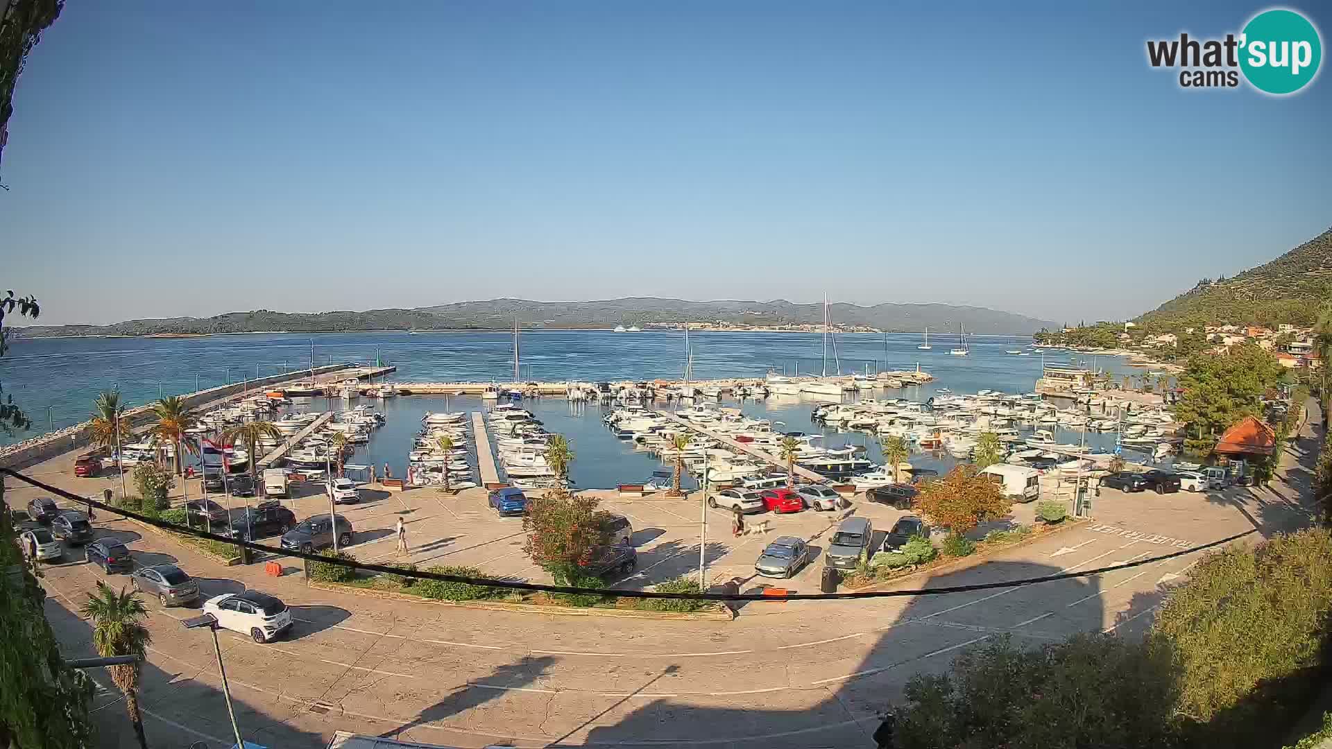 Webcam Orebić Riva – Ferry to Korčula Live