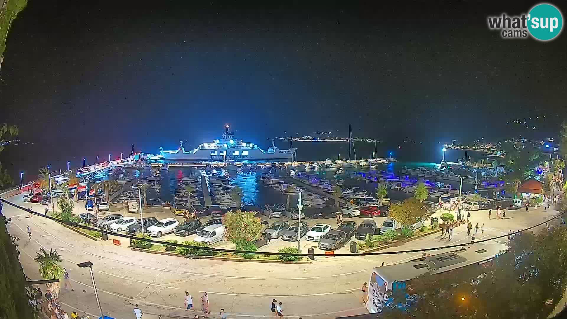 Webcam Orebić Riva – Ferry to Korčula Live