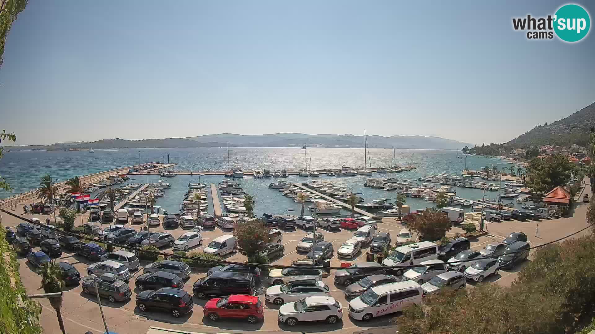 Webcam Orebić Riva – Ferry to Korčula Live