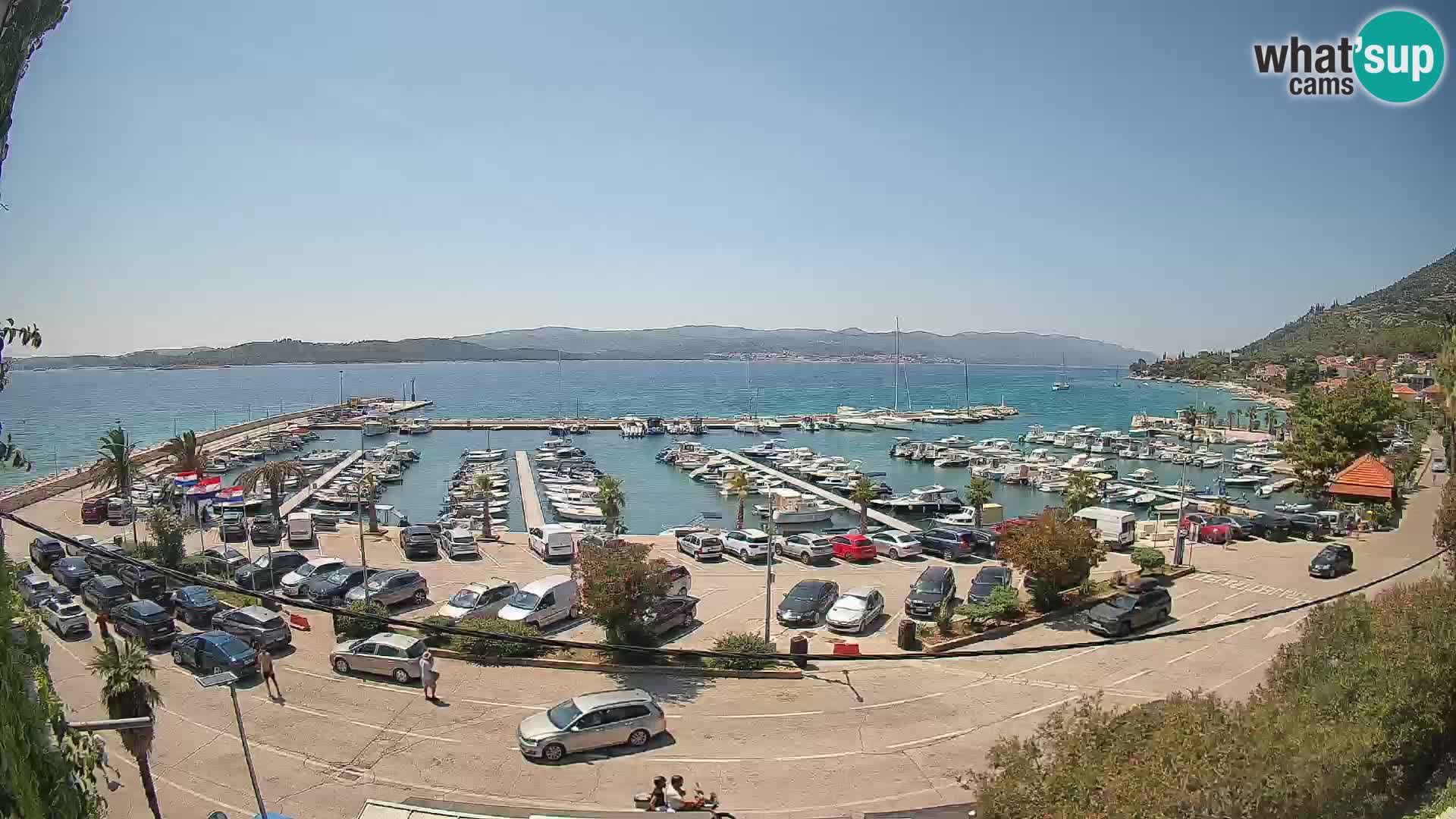 Webcam Orebić Riva – Ferry vers Korčula en direct
