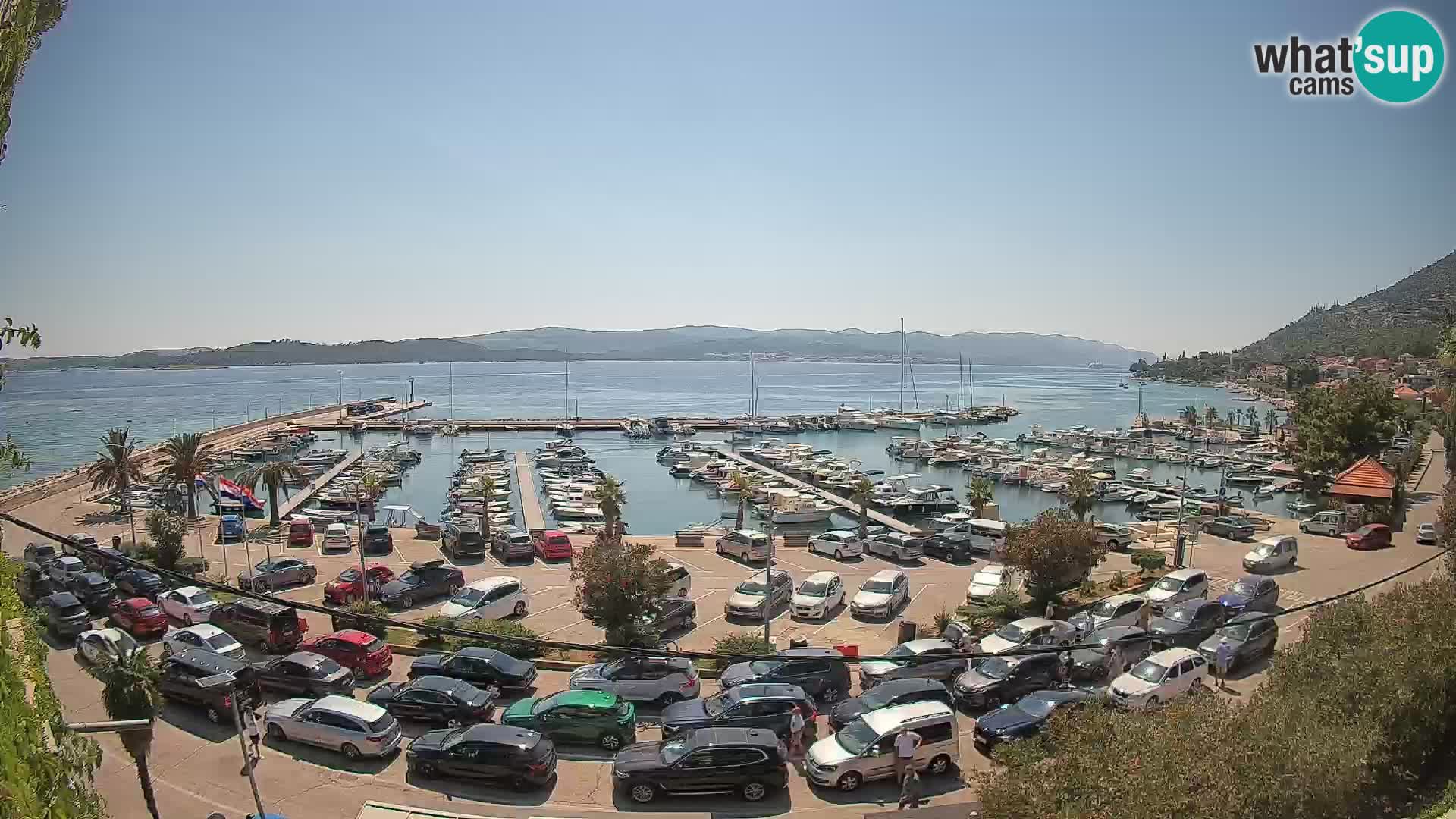 Webcam Orebić Riva – Ferry vers Korčula en direct