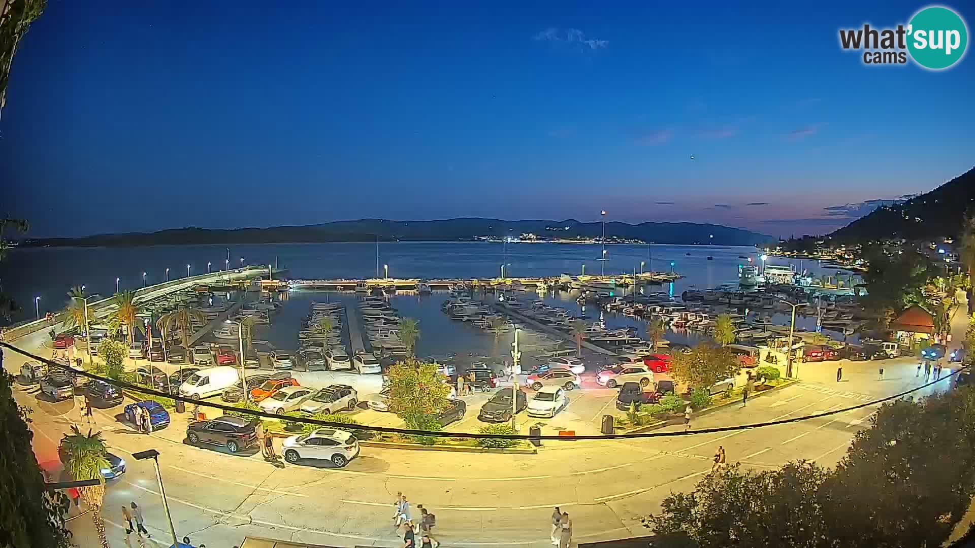 Webcam Orebić Uferpromenade – Fähre nach Korčula Live