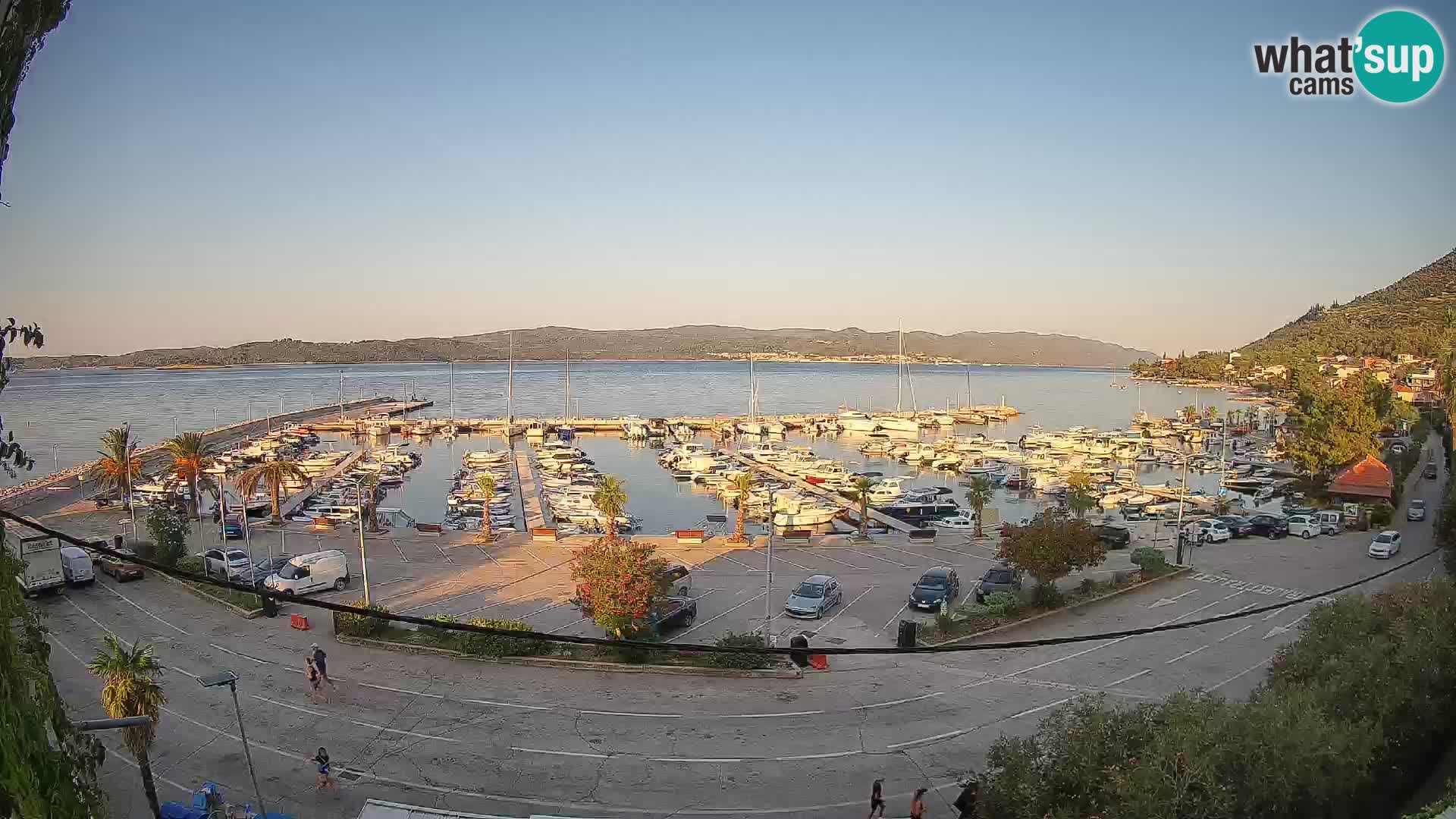 Webcam Orebić Uferpromenade – Fähre nach Korčula Live