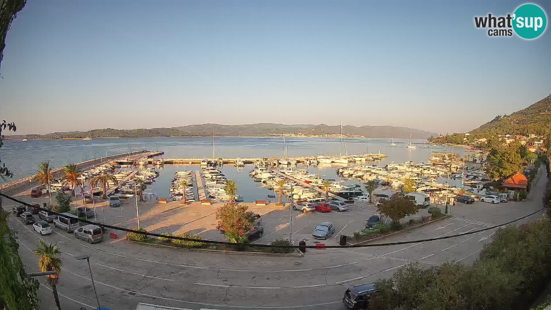 Webcam Orebić Riva – Ferry to Korčula Live