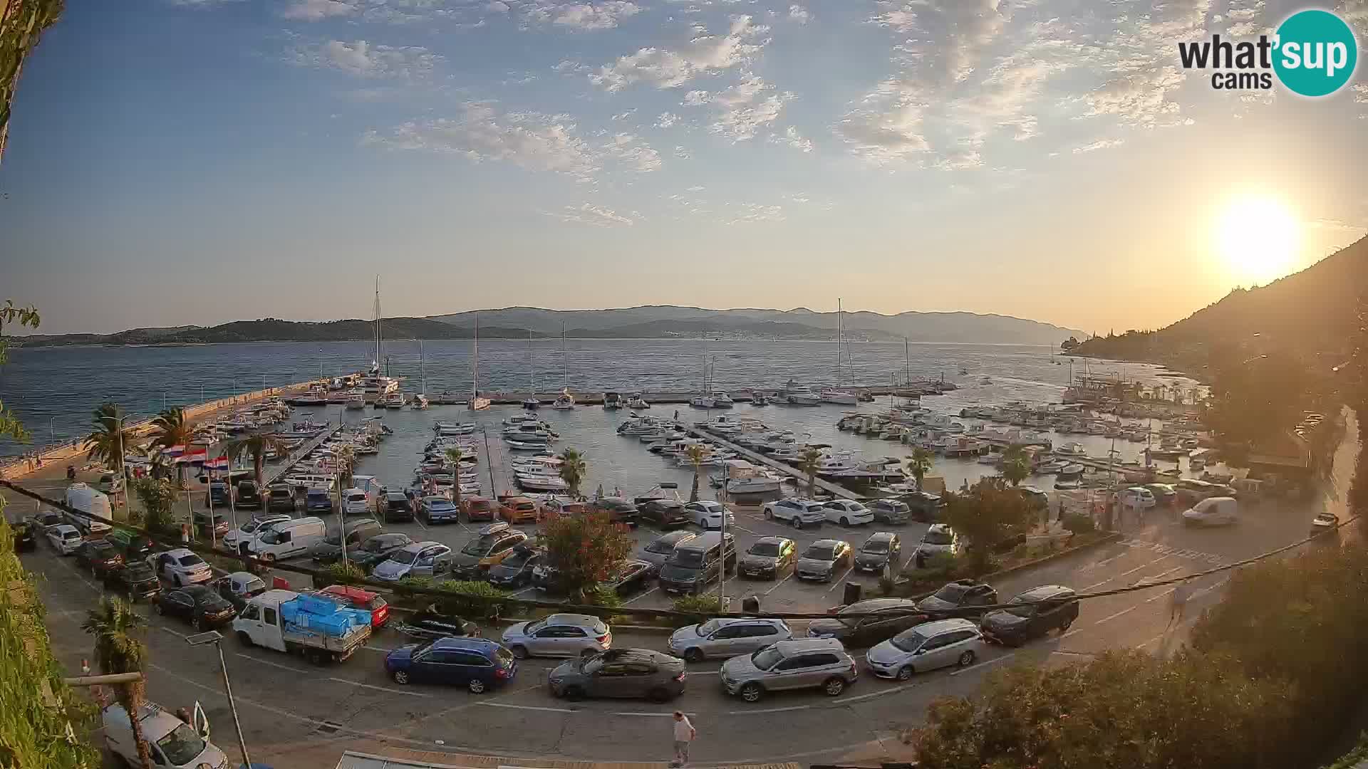 Webcam Orebić Riva – Ferry vers Korčula en direct