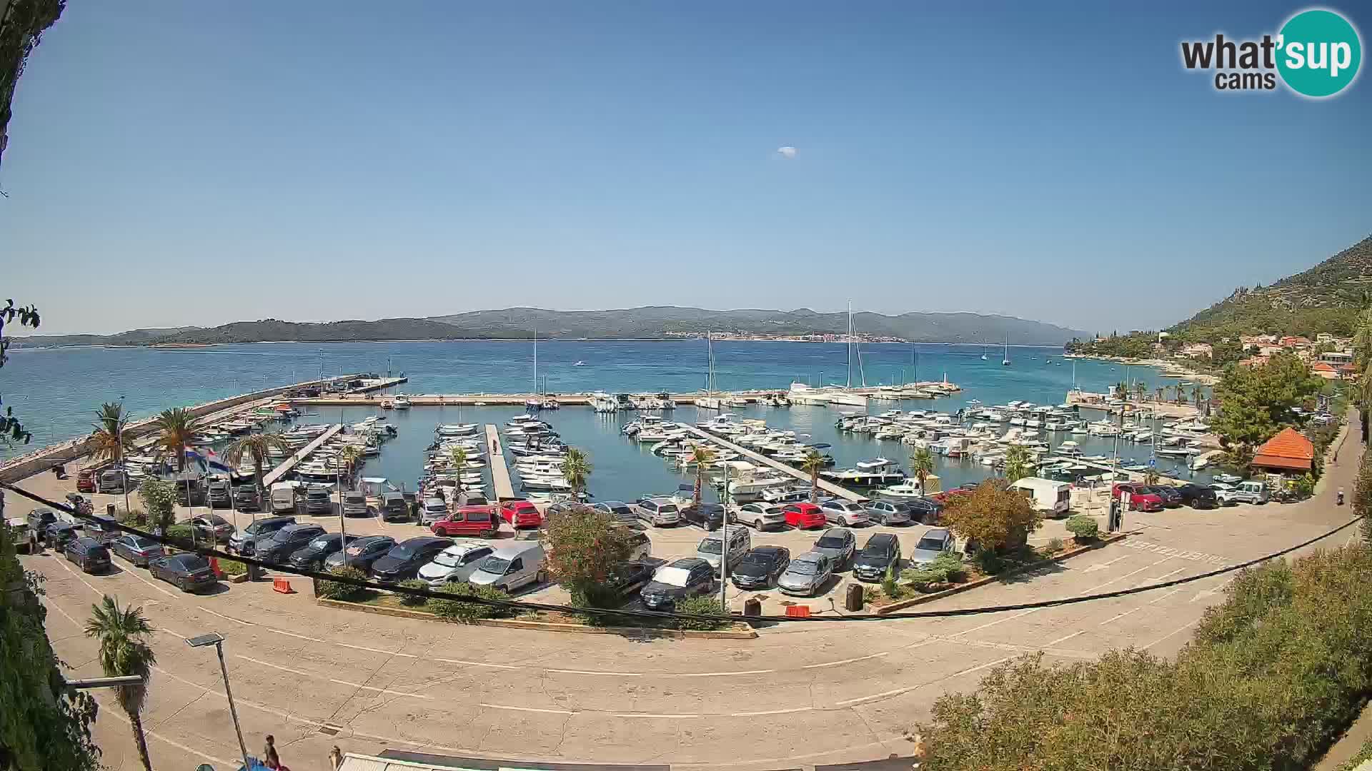 Webcam Orebić Riva – Ferry to Korčula Live