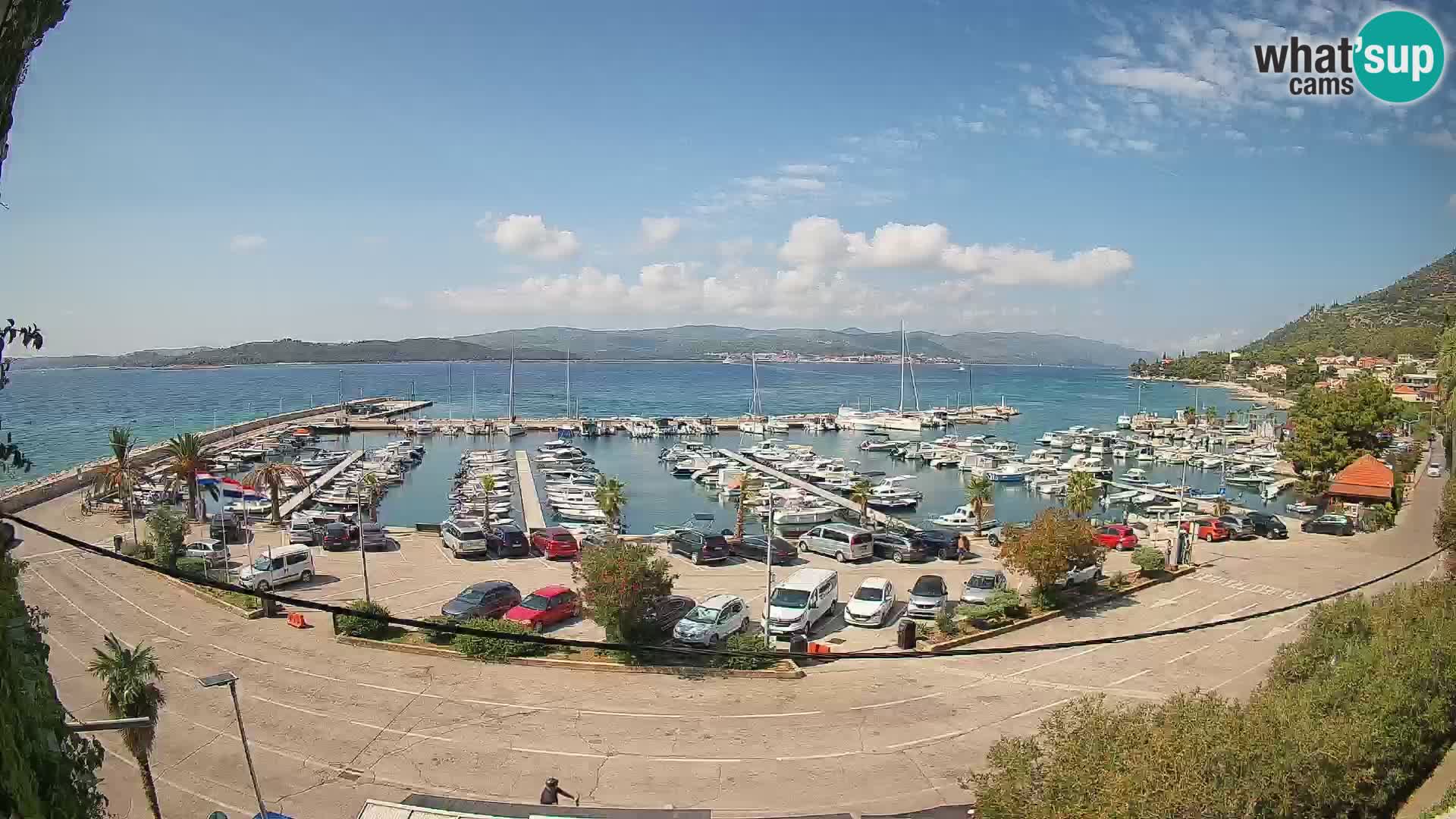 Webcam Orebić Riva – Ferry to Korčula Live