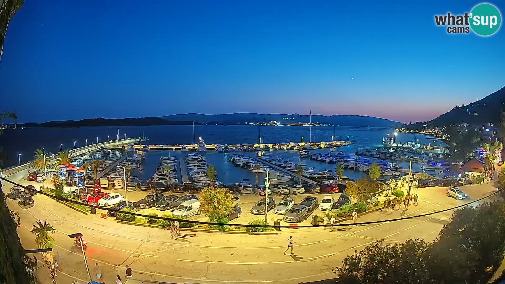 Webcam Orebić Riva – Ferry vers Korčula en direct