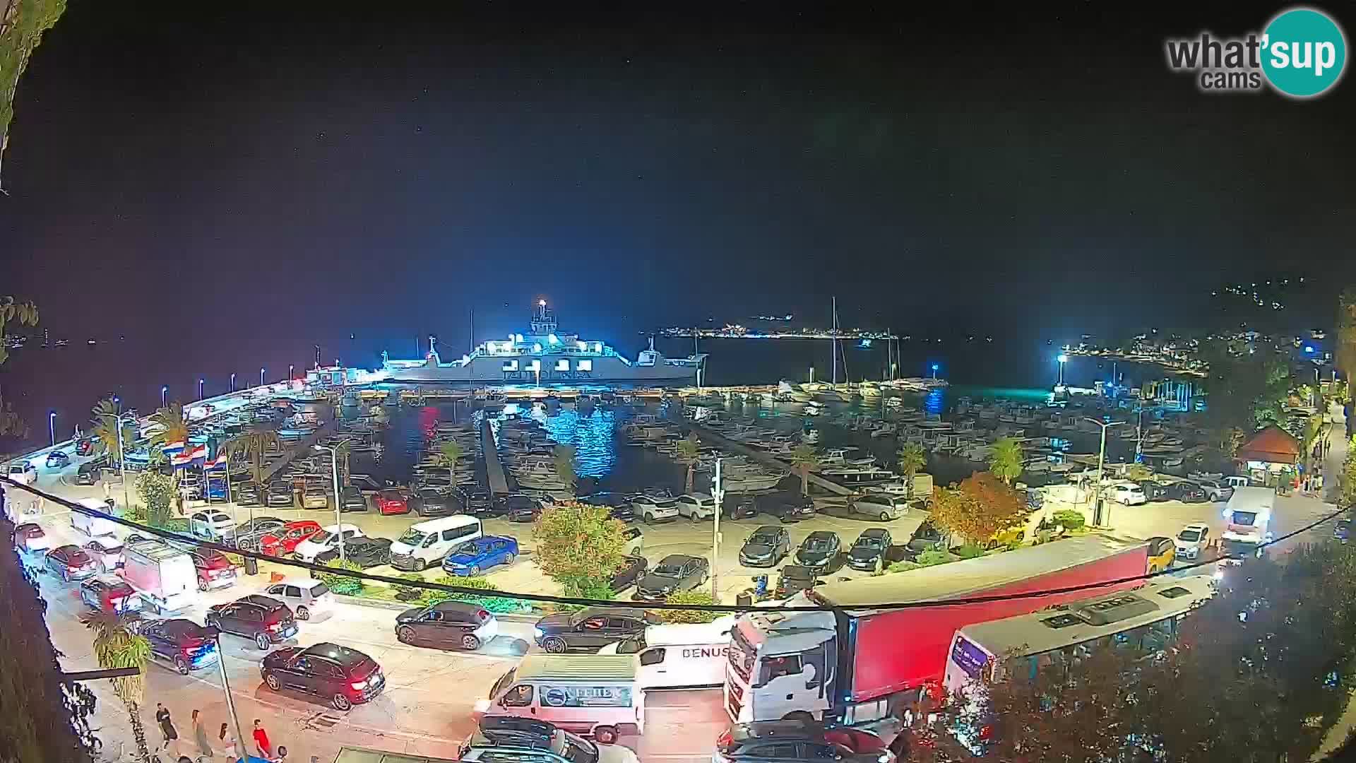 Webcam Orebić Riva – Ferry vers Korčula en direct