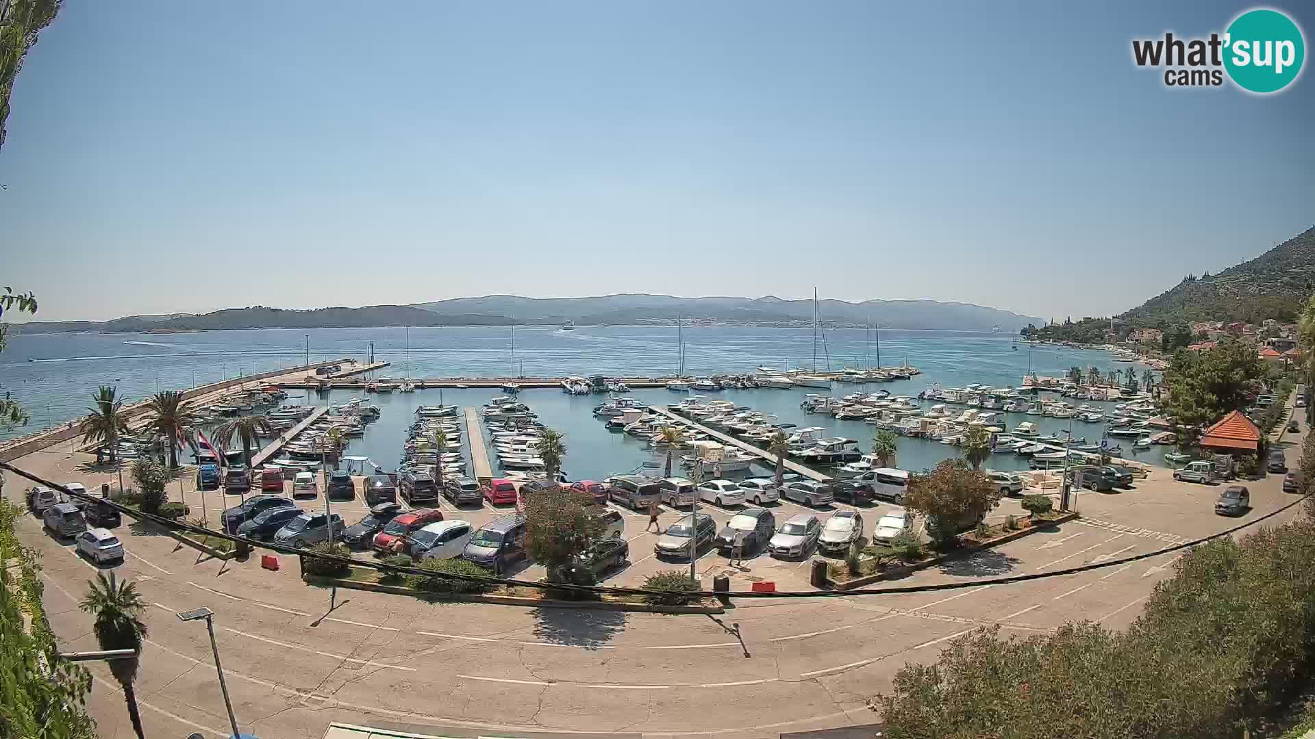 Web kamera Orebić Riva – Trajekt za Korčulu uživo