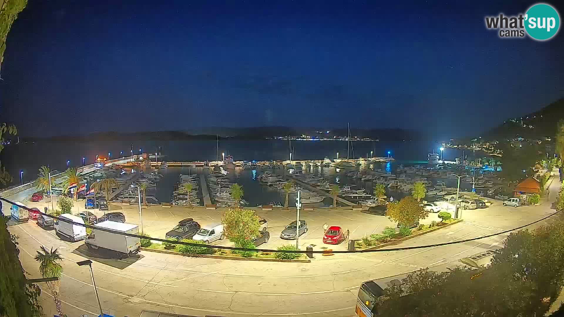 Webcam Orebić Riva – Ferry a Korčula en vivo