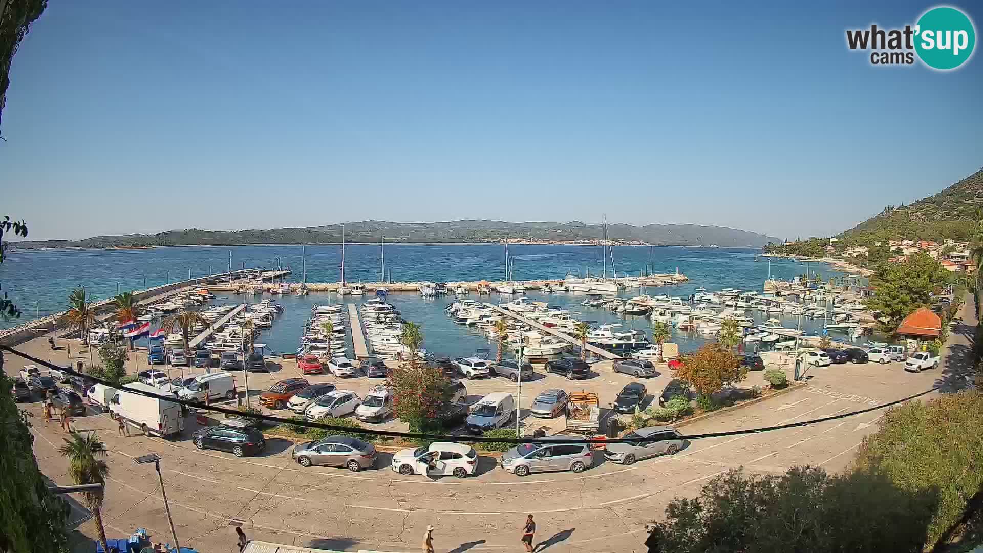 Webcam Orebić Riva – Ferry to Korčula Live