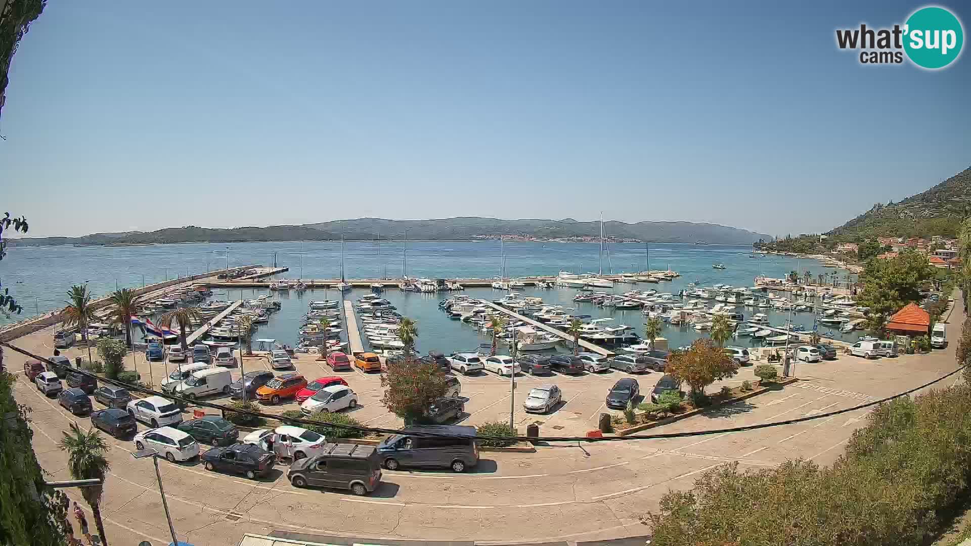 Webcam Orebić Riva – Ferry vers Korčula en direct