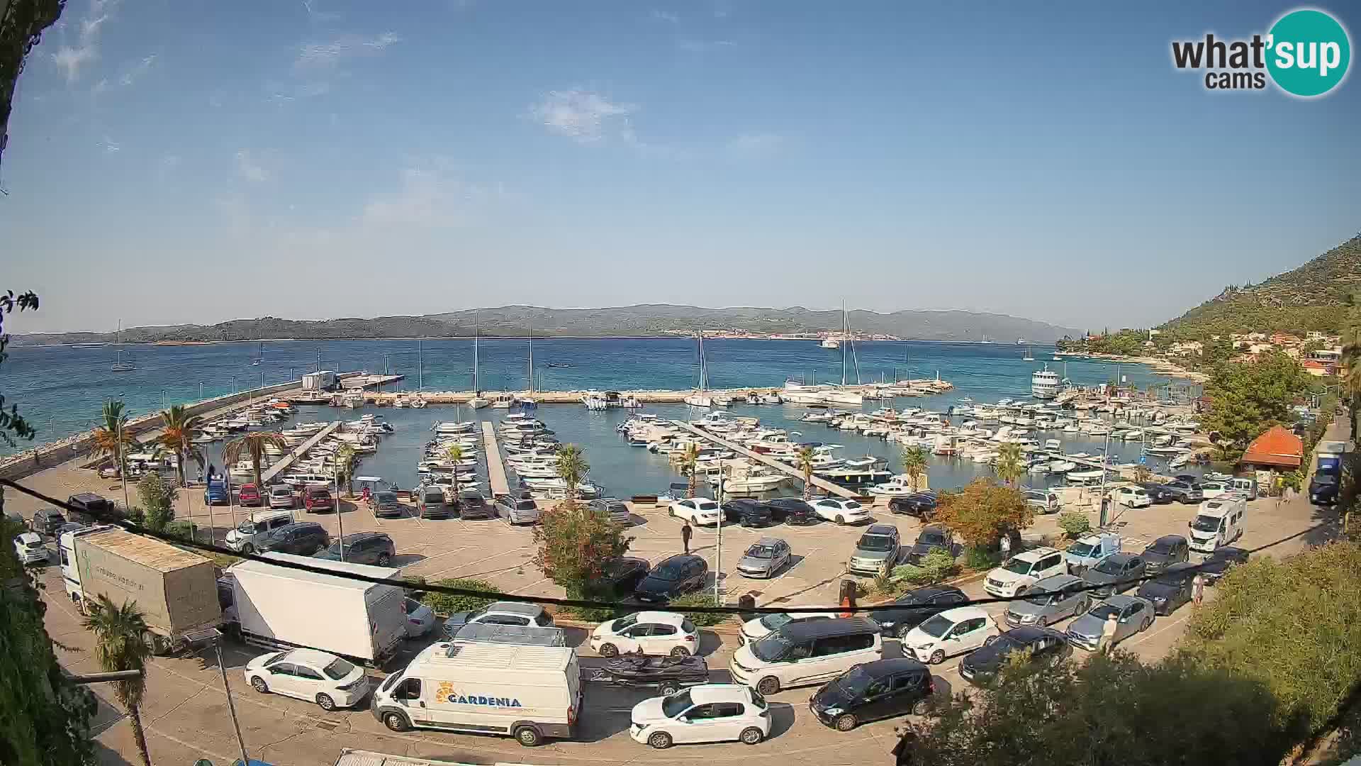 Webcam Orebić Riva – Ferry to Korčula Live