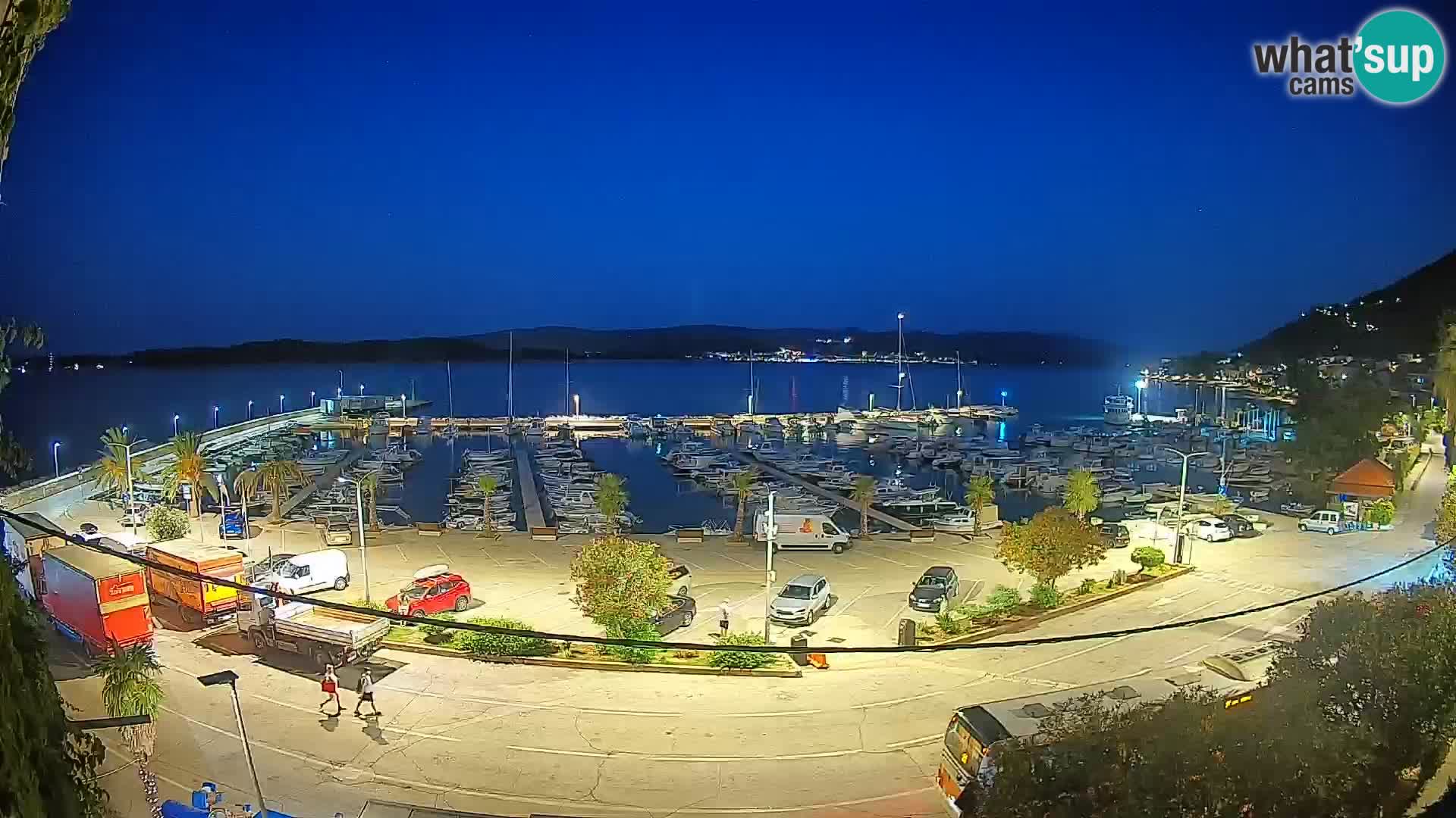 Webcam Orebić Uferpromenade – Fähre nach Korčula Live