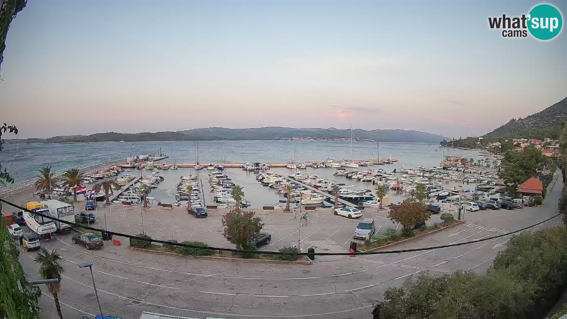 Webcam Orebić Riva – Ferry to Korčula Live