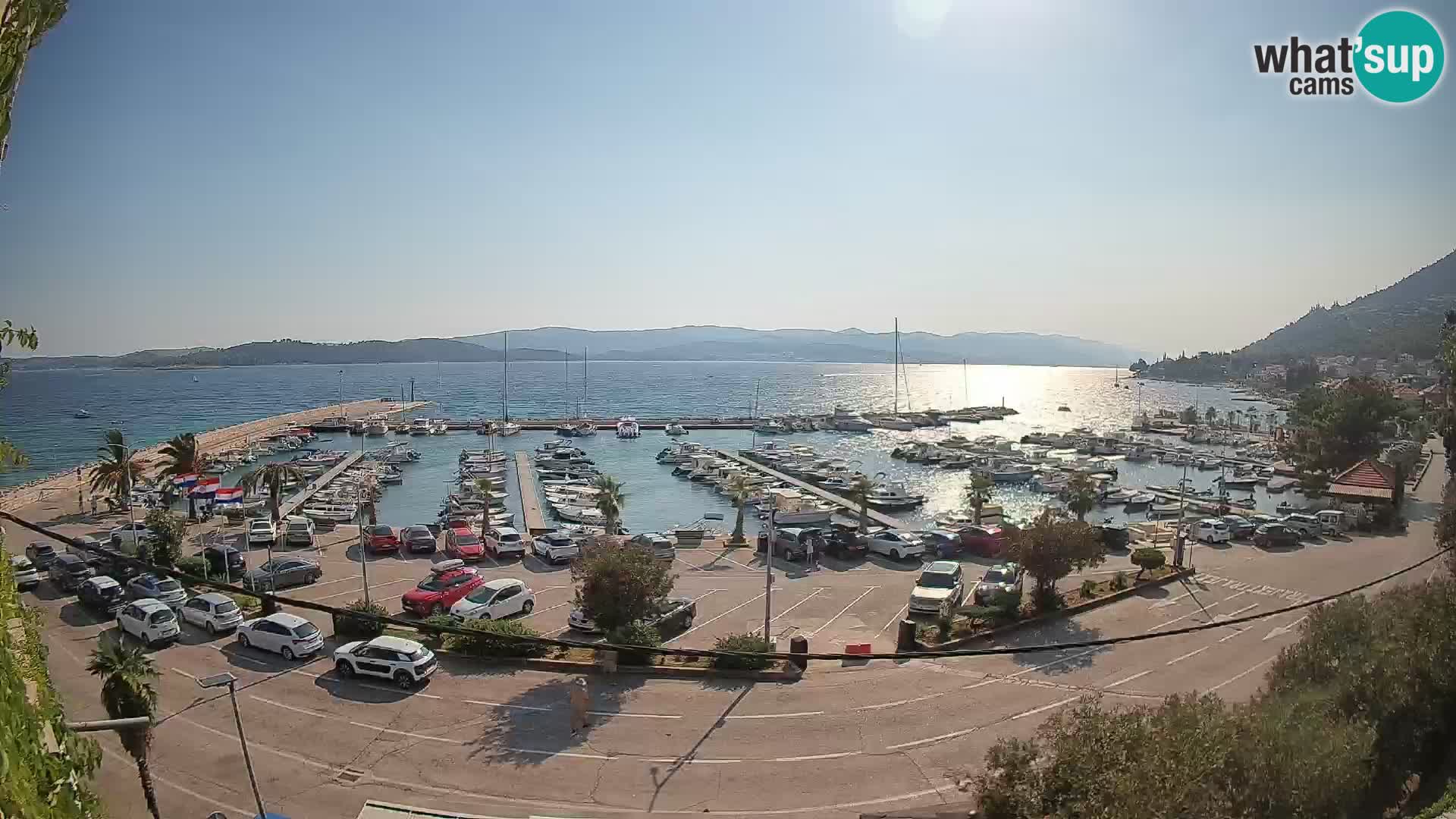 Webcam Orebić Riva – Ferry vers Korčula en direct