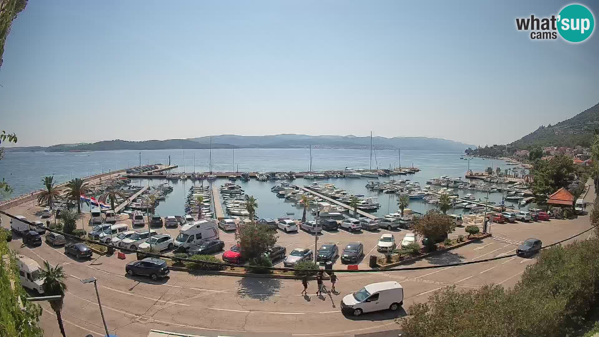 Web kamera Orebić Riva – Trajekt za Korčulu uživo