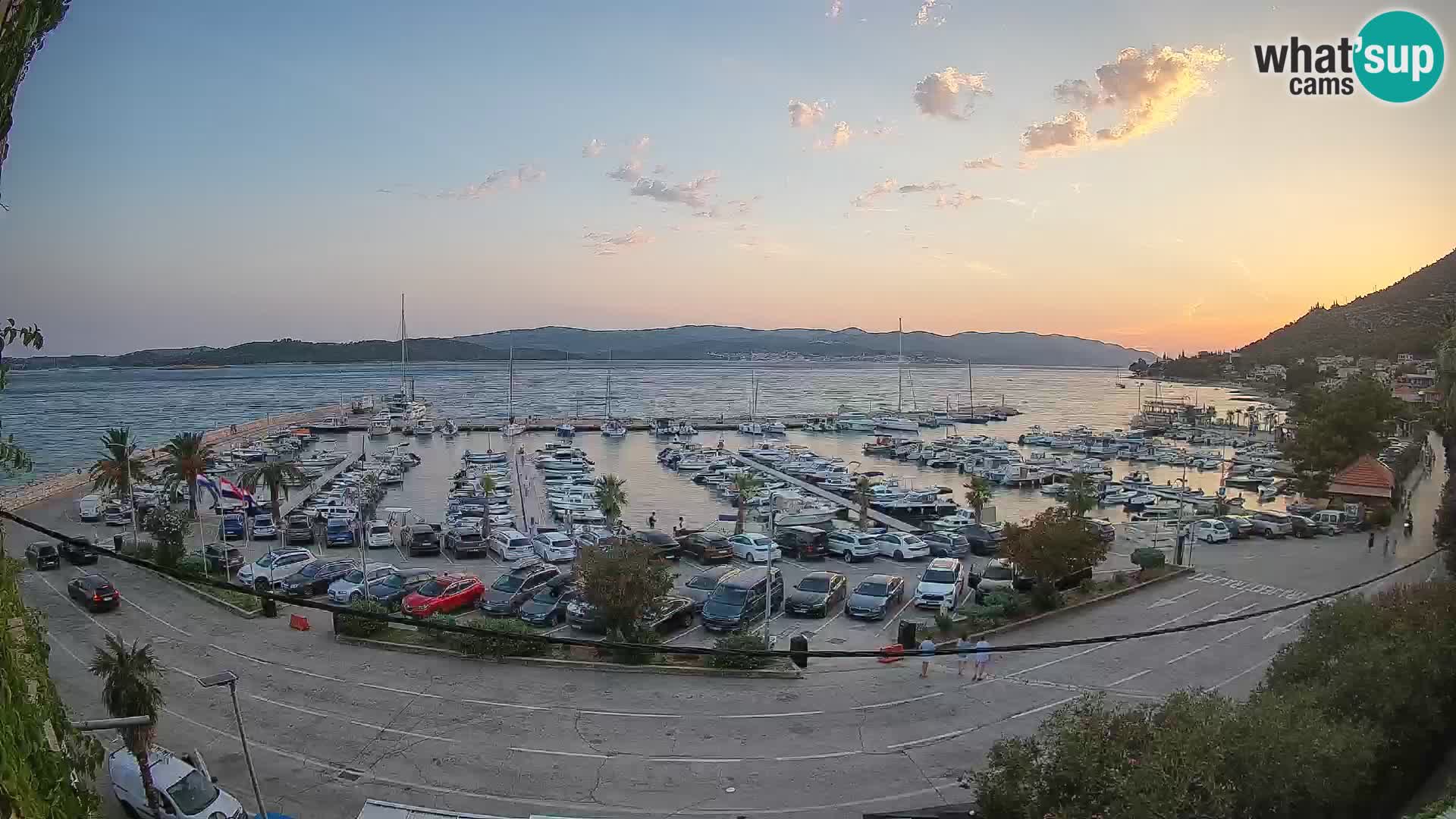 Webcam Orebić Riva – Ferry a Korčula en vivo